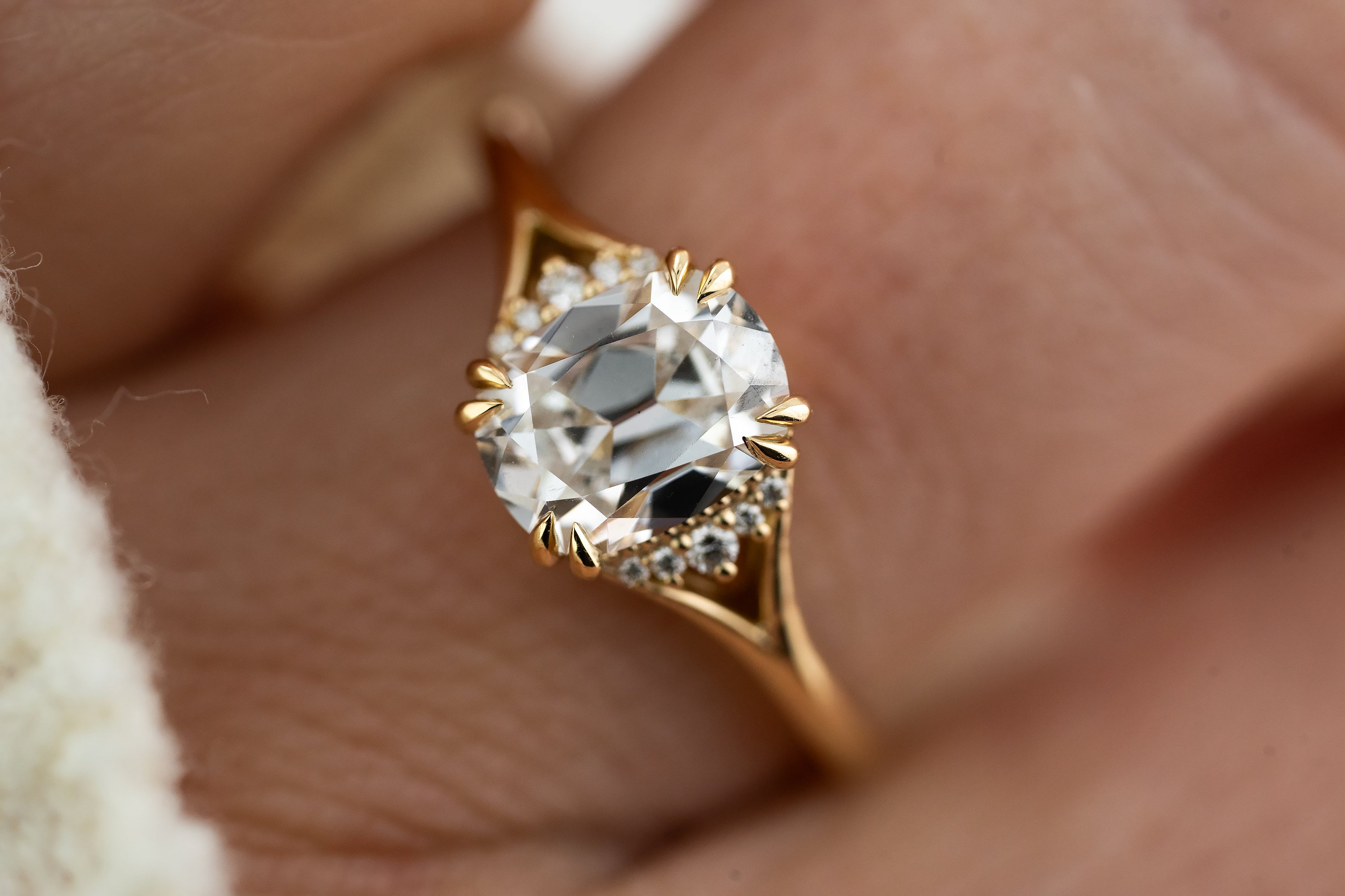 The Serendipity Ring | 1.6 CT Antique Cushion Diamond - Lavender Creek Gems