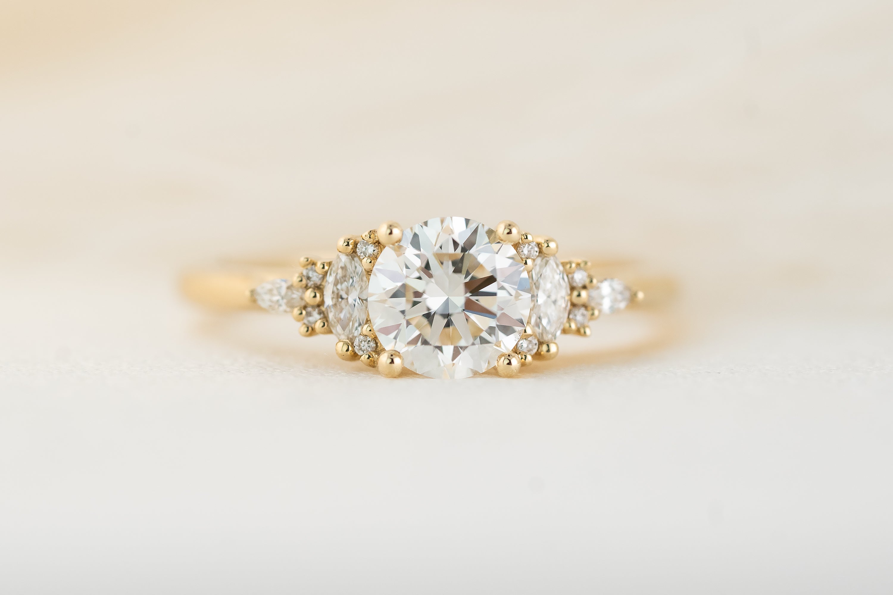 The Maeve Ring | Round Diamond - Lavender Creek Gems