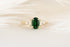 The Maeve Ring - 1.24 CT Oval Tsavorite Garnet - Lavender Creek Gems