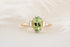 The Sura Ring - 1.64 CT Oval Mint Green Tourmaline - Lavender Creek Gems