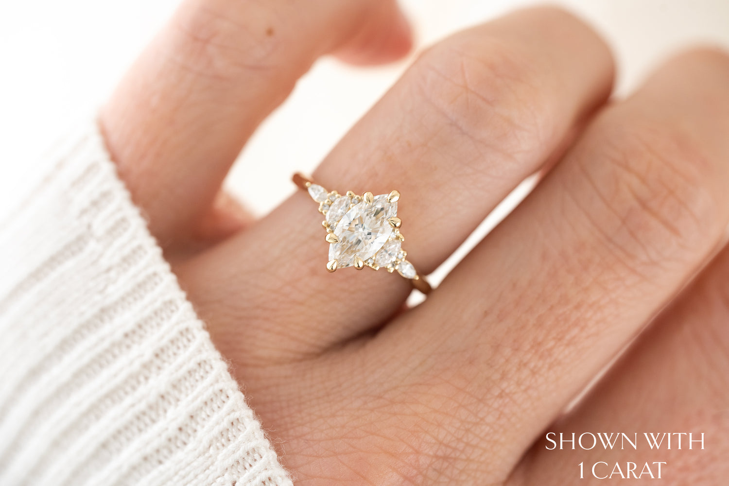 The Maeve Ring | Marquise Diamond - Lavender Creek Gems