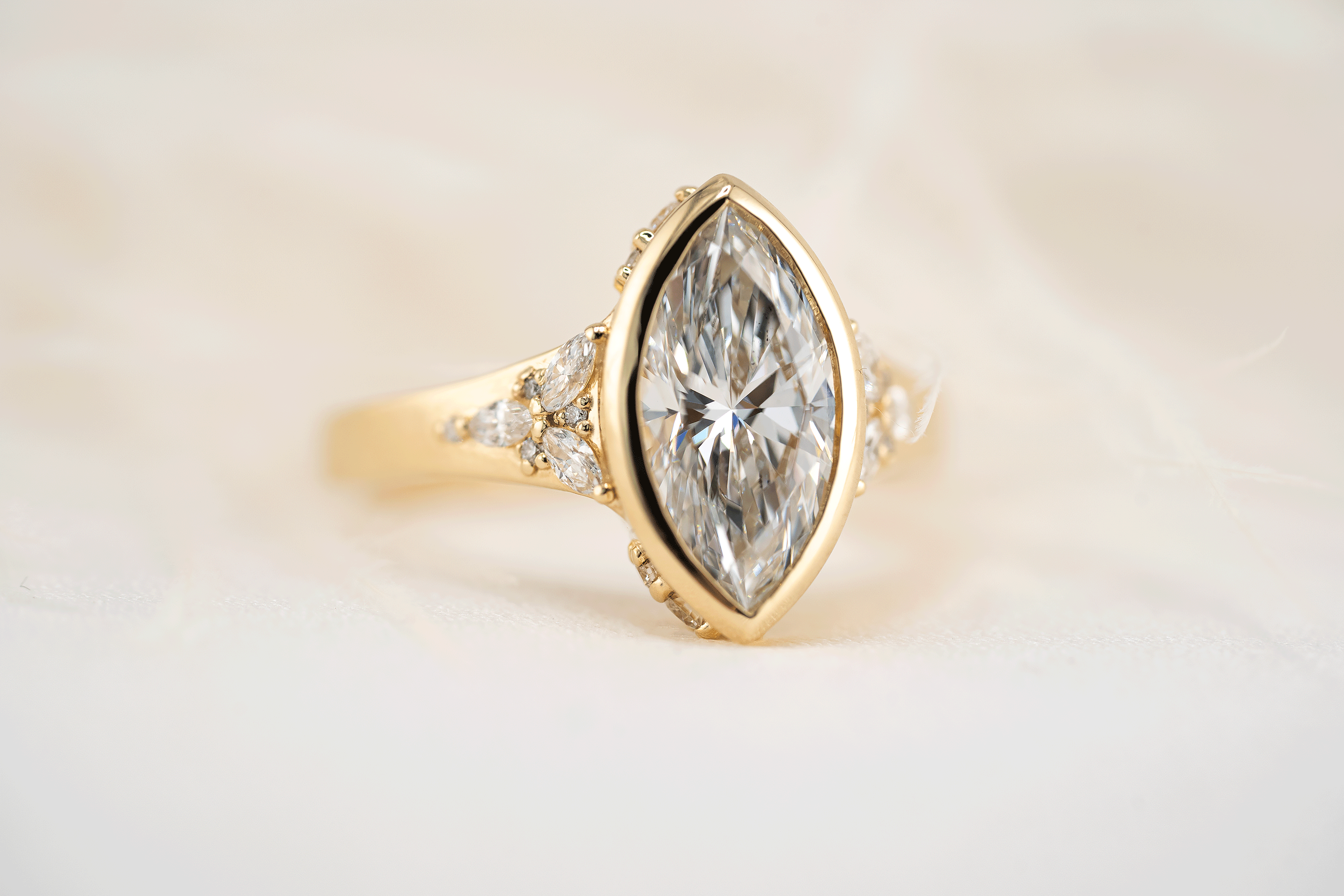 The Daylight Ring | 2 CT Marquise Diamond - Lavender Creek Gems