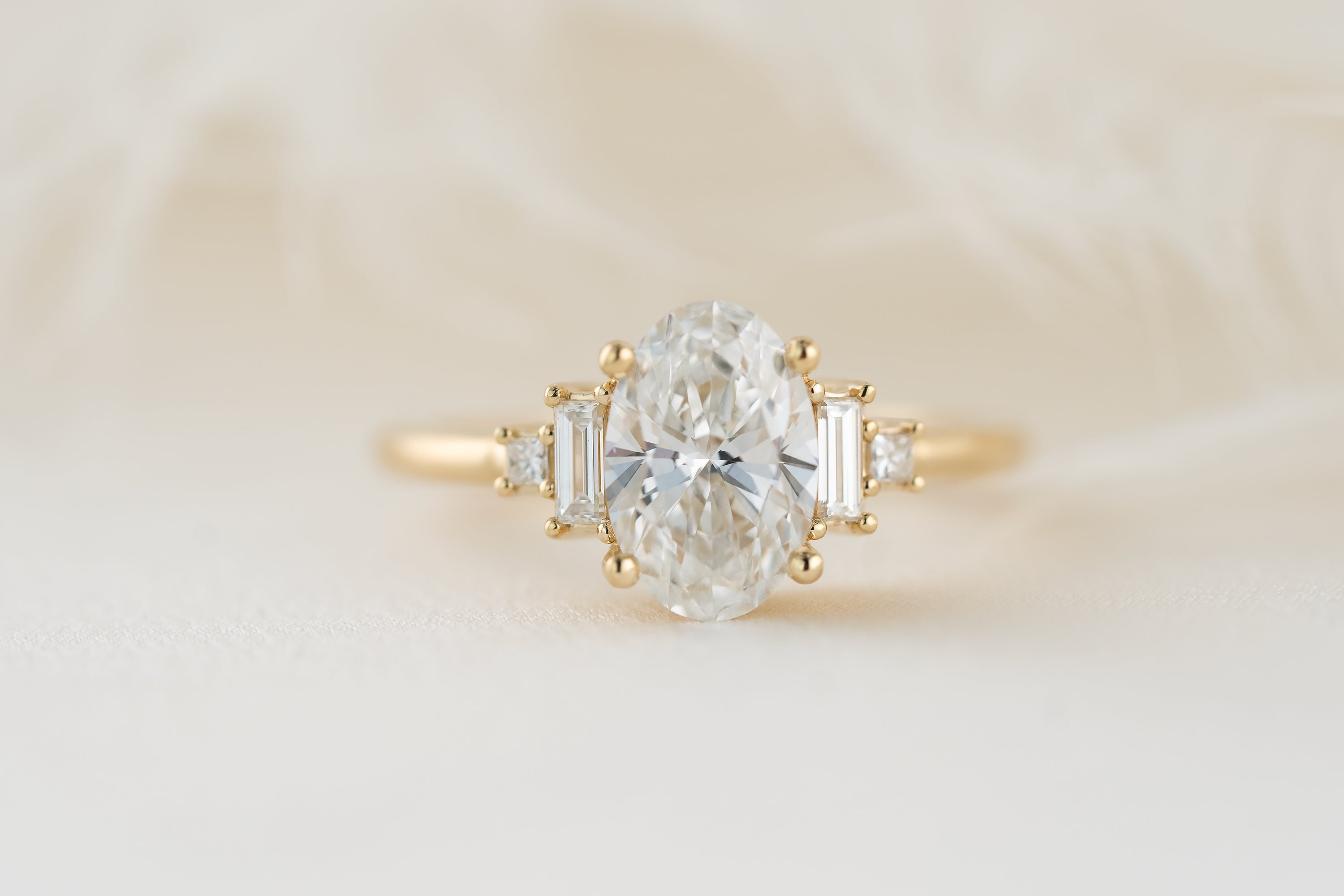 The Mira Ring | Oval Diamond - Lavender Creek Gems