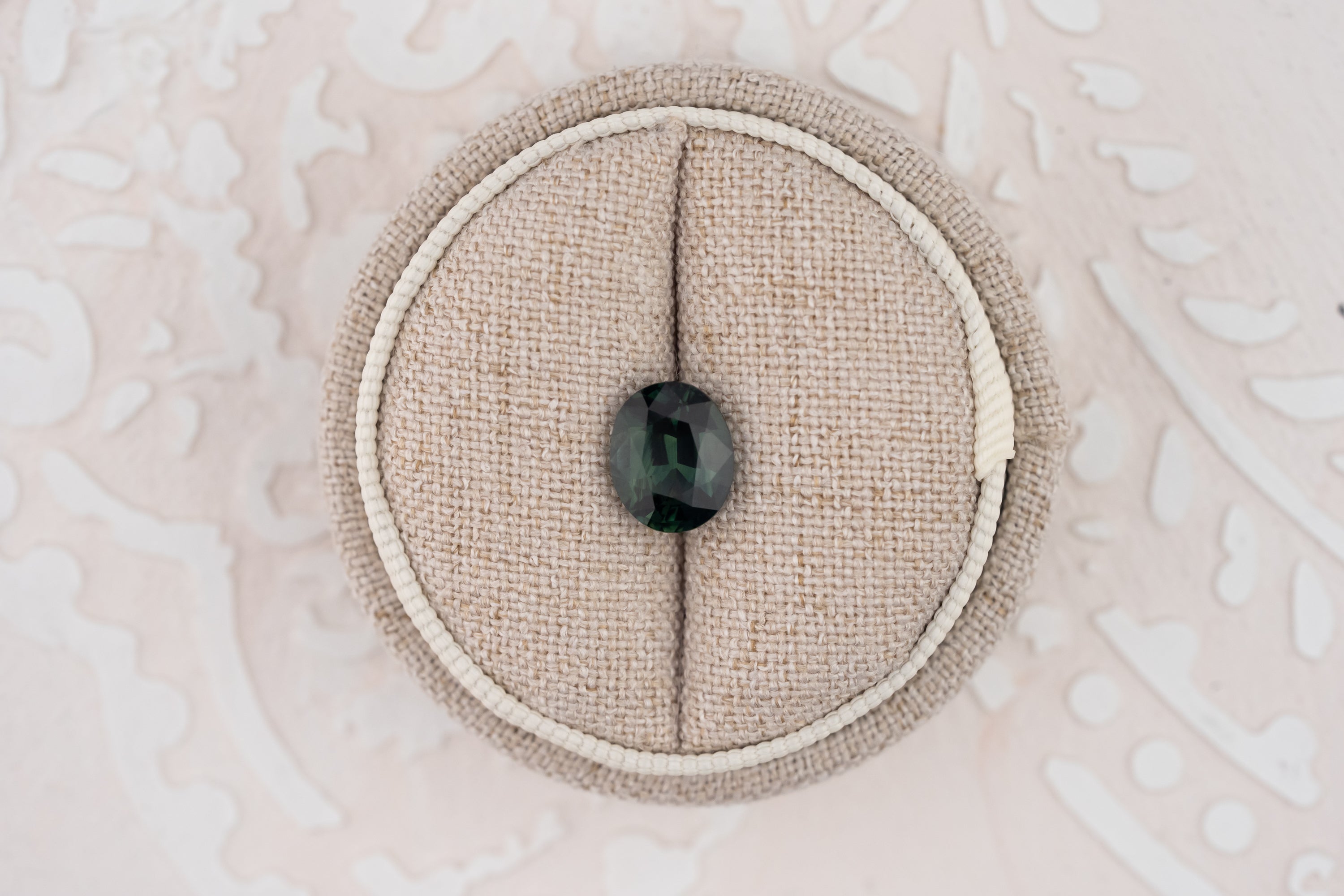 3.01 CT Oval Deep Teal Sapphire - Lavender Creek Gems