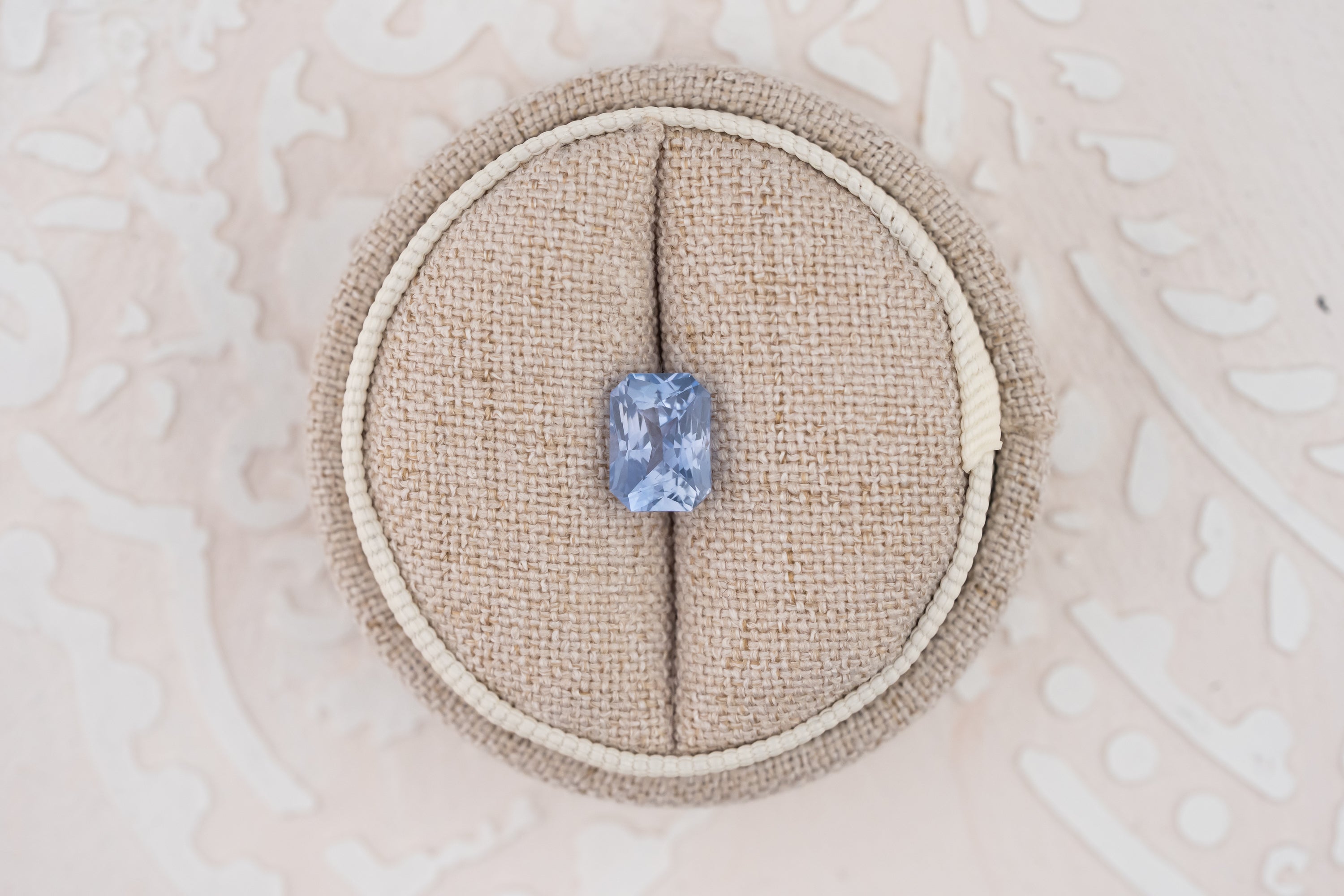 2.5 CT Radiant Light Blue Sapphire - Lavender Creek Gems