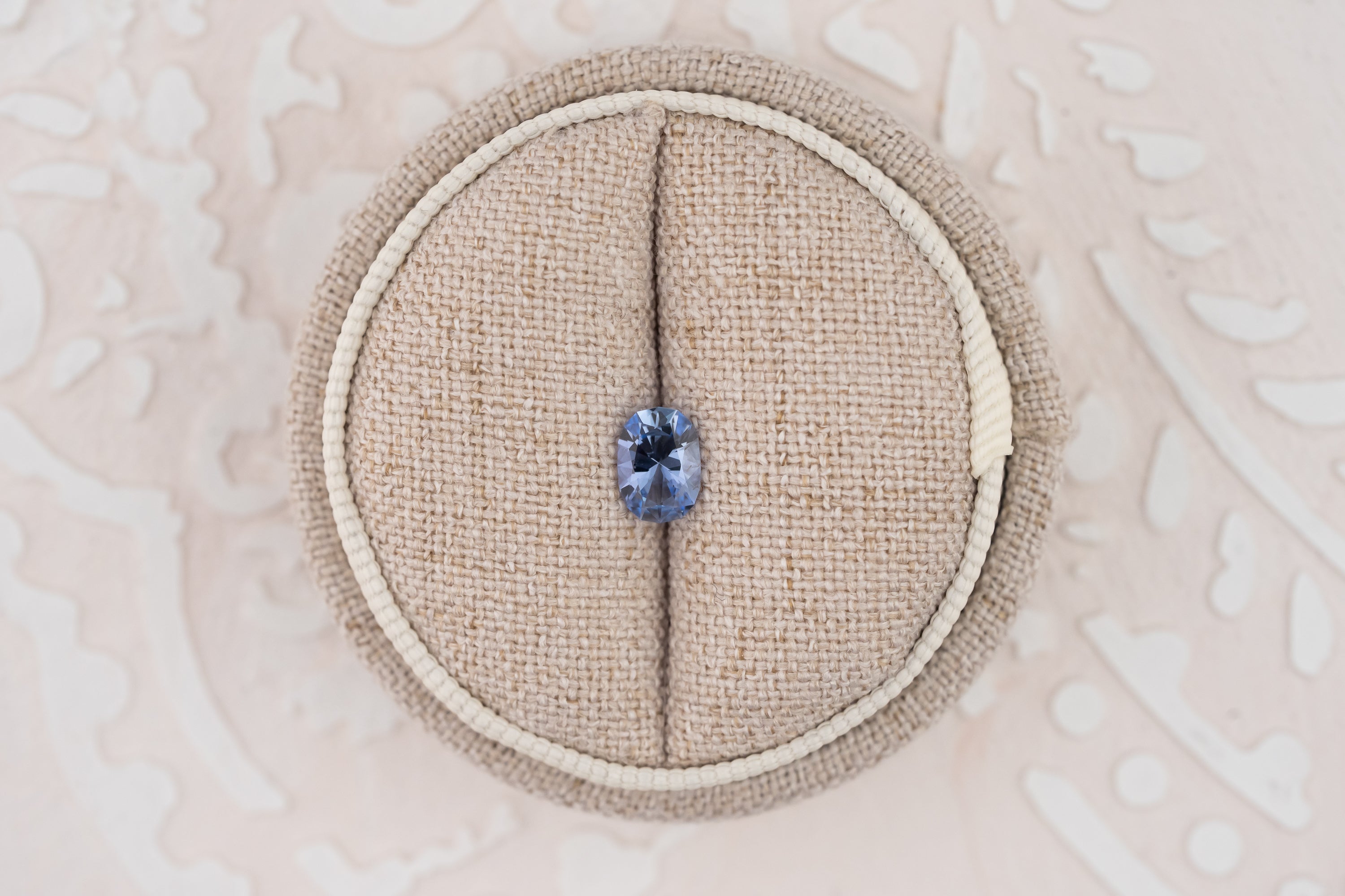 0.81 CT Oval Cut Cornflower Blue Sapphire - Lavender Creek Gems