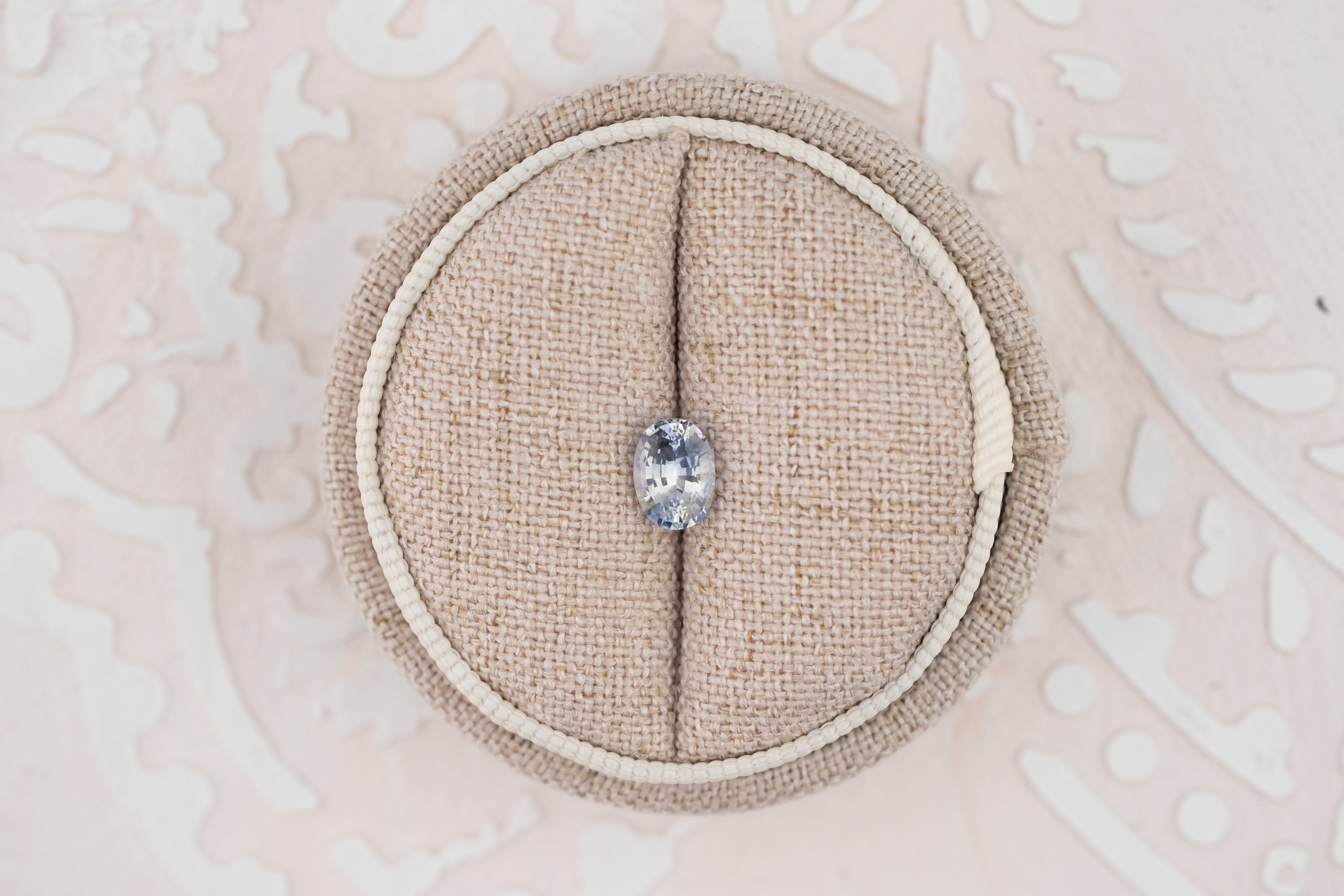 1.08 CT Oval Cut Bicolor Blue Sapphire - Lavender Creek Gems