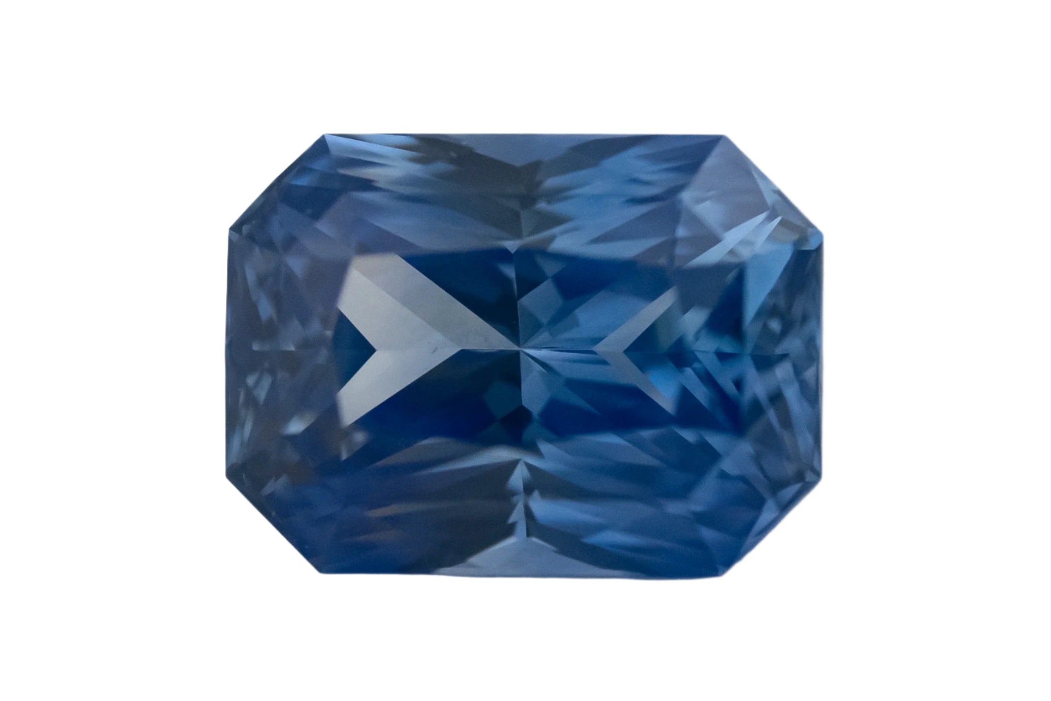 2.54 CT Radiant Cut Blue Sapphire - Lavender Creek Gems