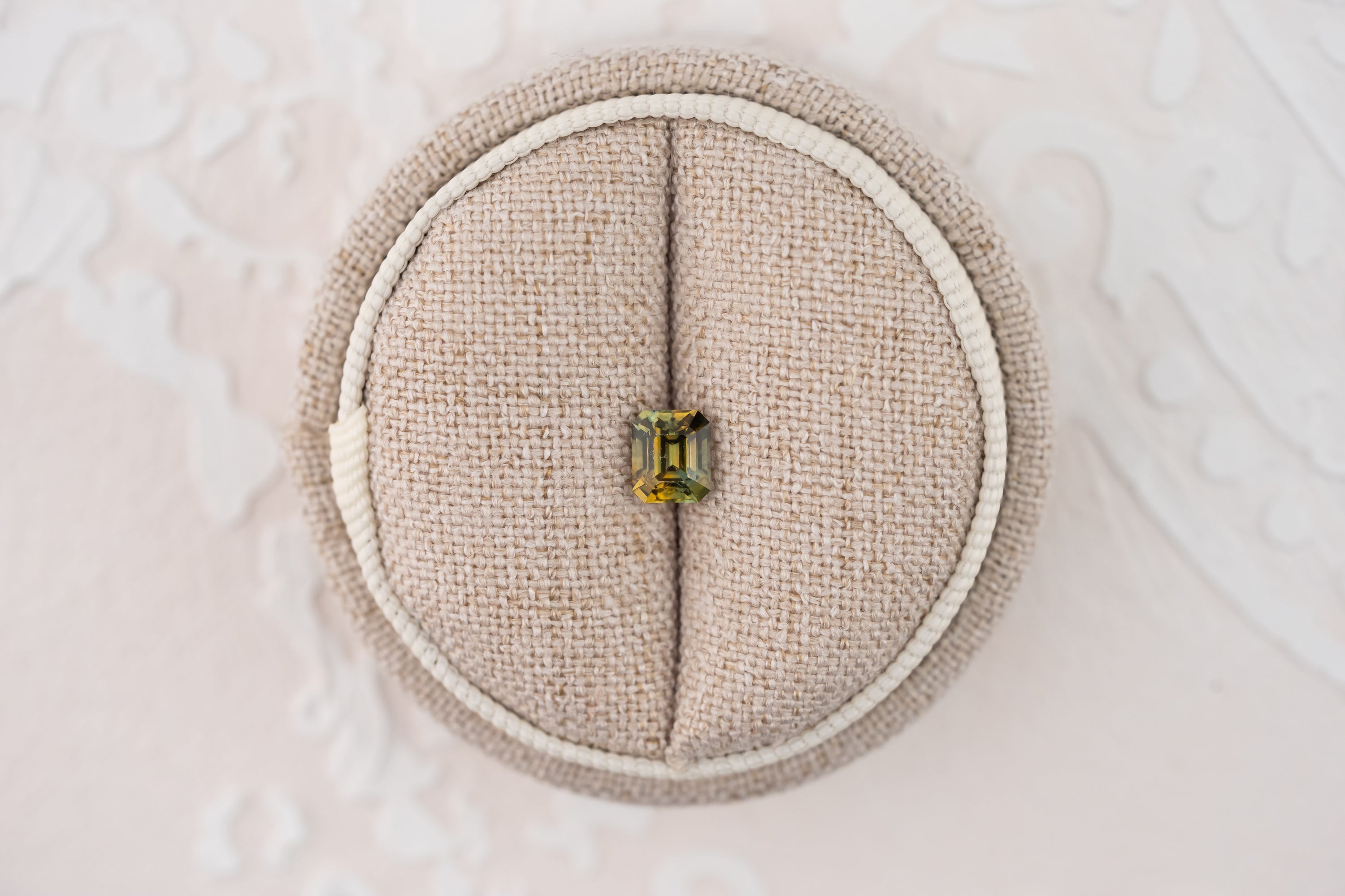 1.01 CT Emerald Cut Bicolor Sapphire - Lavender Creek Gems