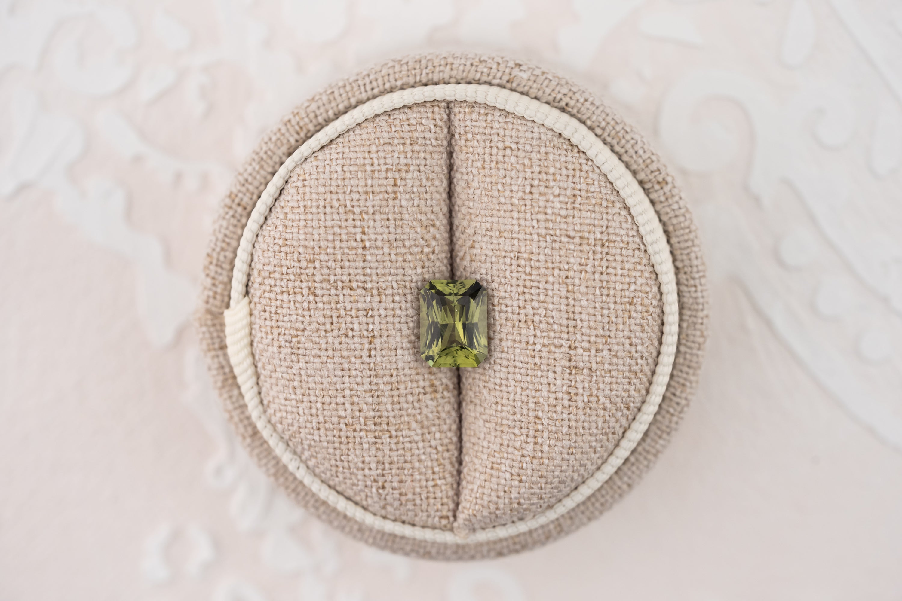 1.88 CT Radiant Cut Green Sapphire - Lavender Creek Gems