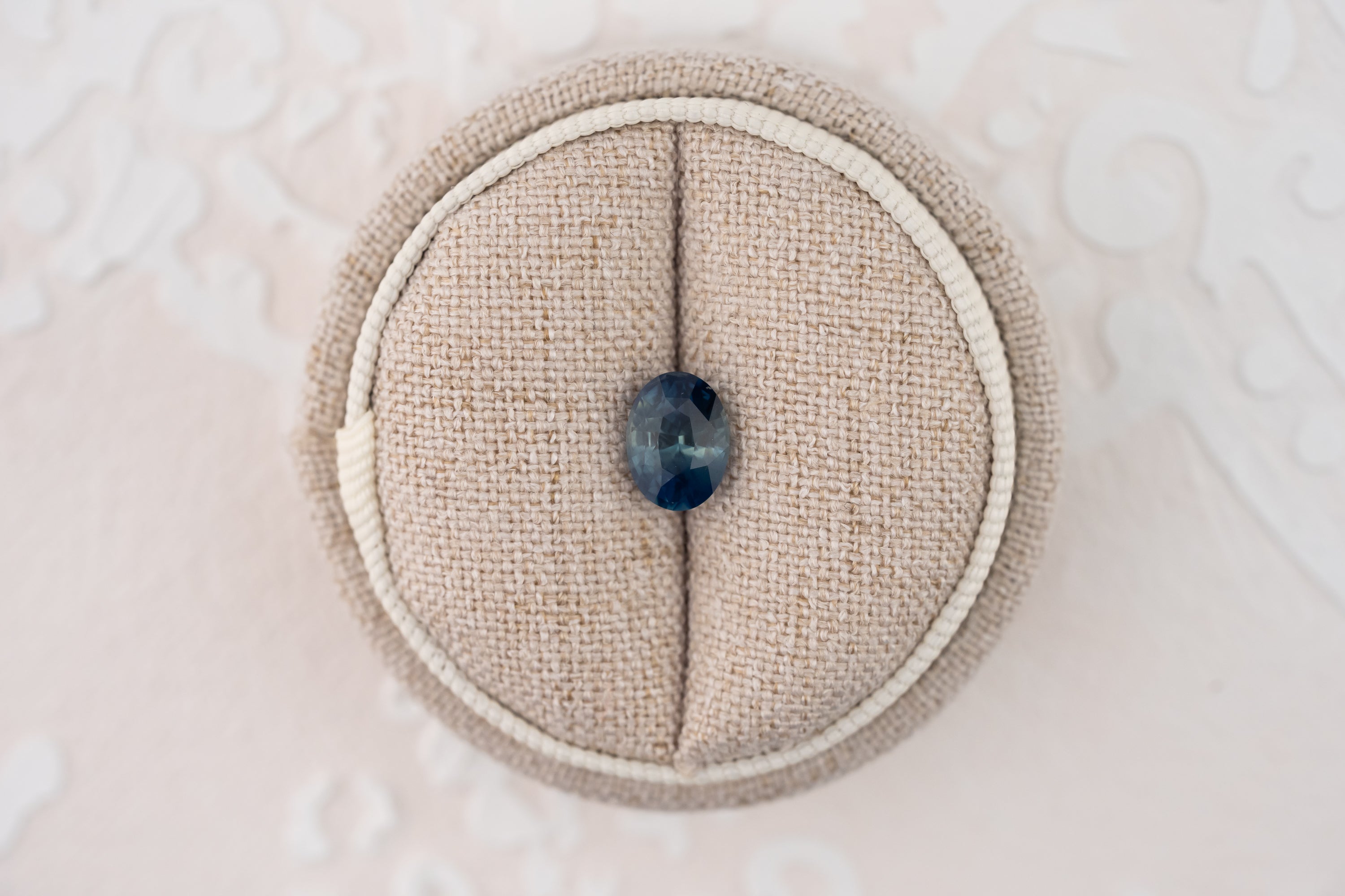 2 CT Oval Cut Teal Sapphire - Lavender Creek Gems