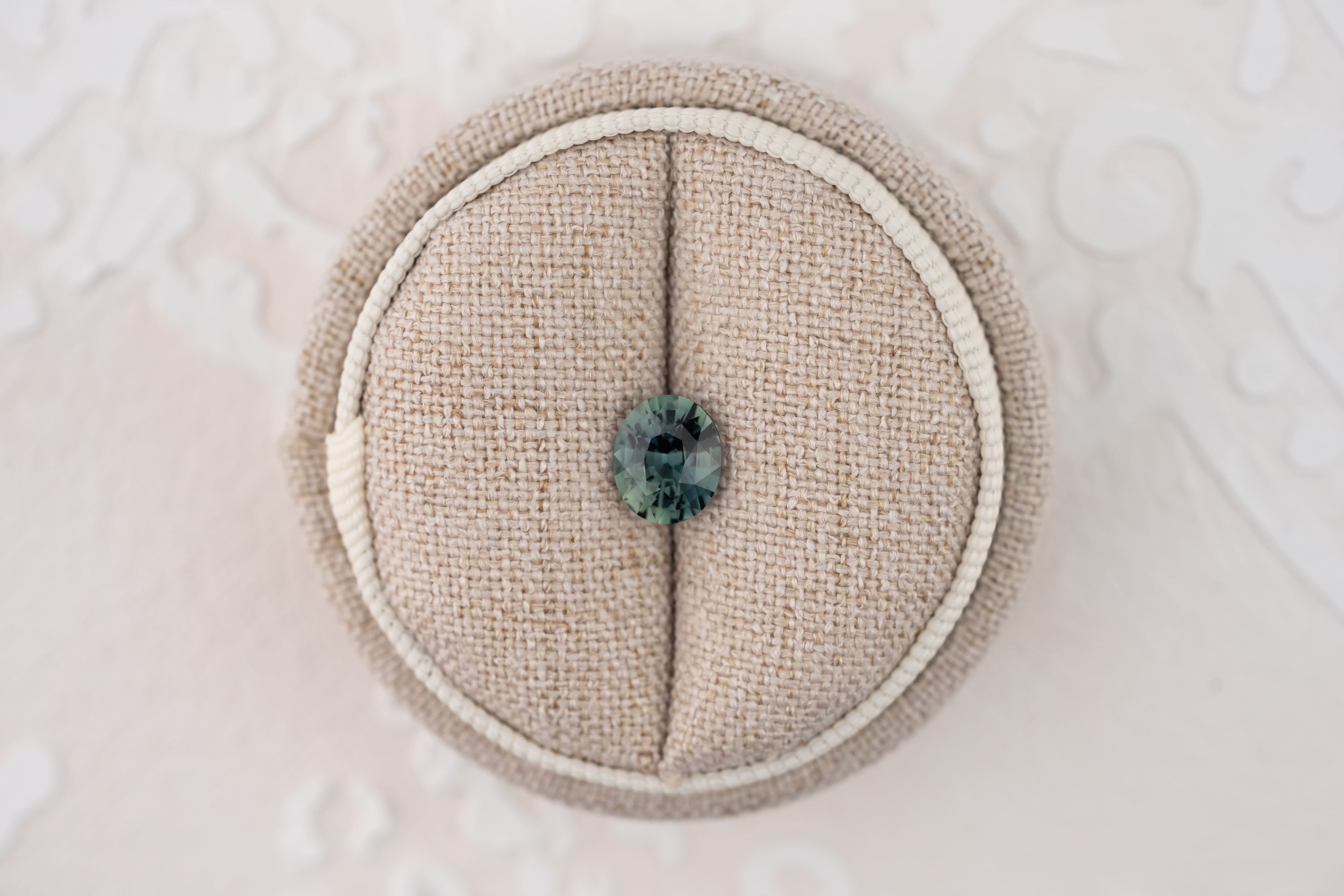 1.70 CT Oval Cut Teal Sapphire - Lavender Creek Gems