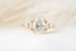 The Maeve Ring | 1.72 CT Oval Diamond + Blue Sapphire Accents - Lavender Creek Gems