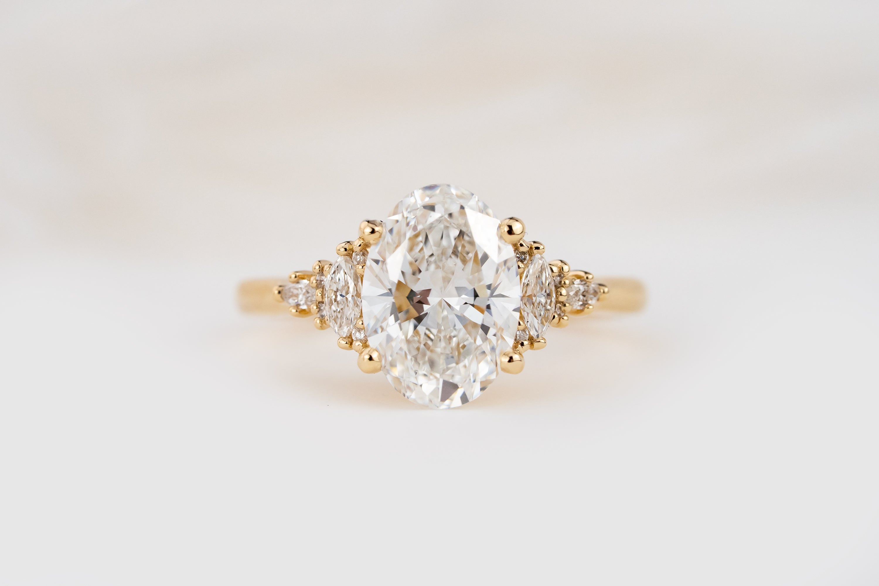 The Maeve Ring | 2 CT Oval Diamond | Size 6 - Lavender Creek Gems
