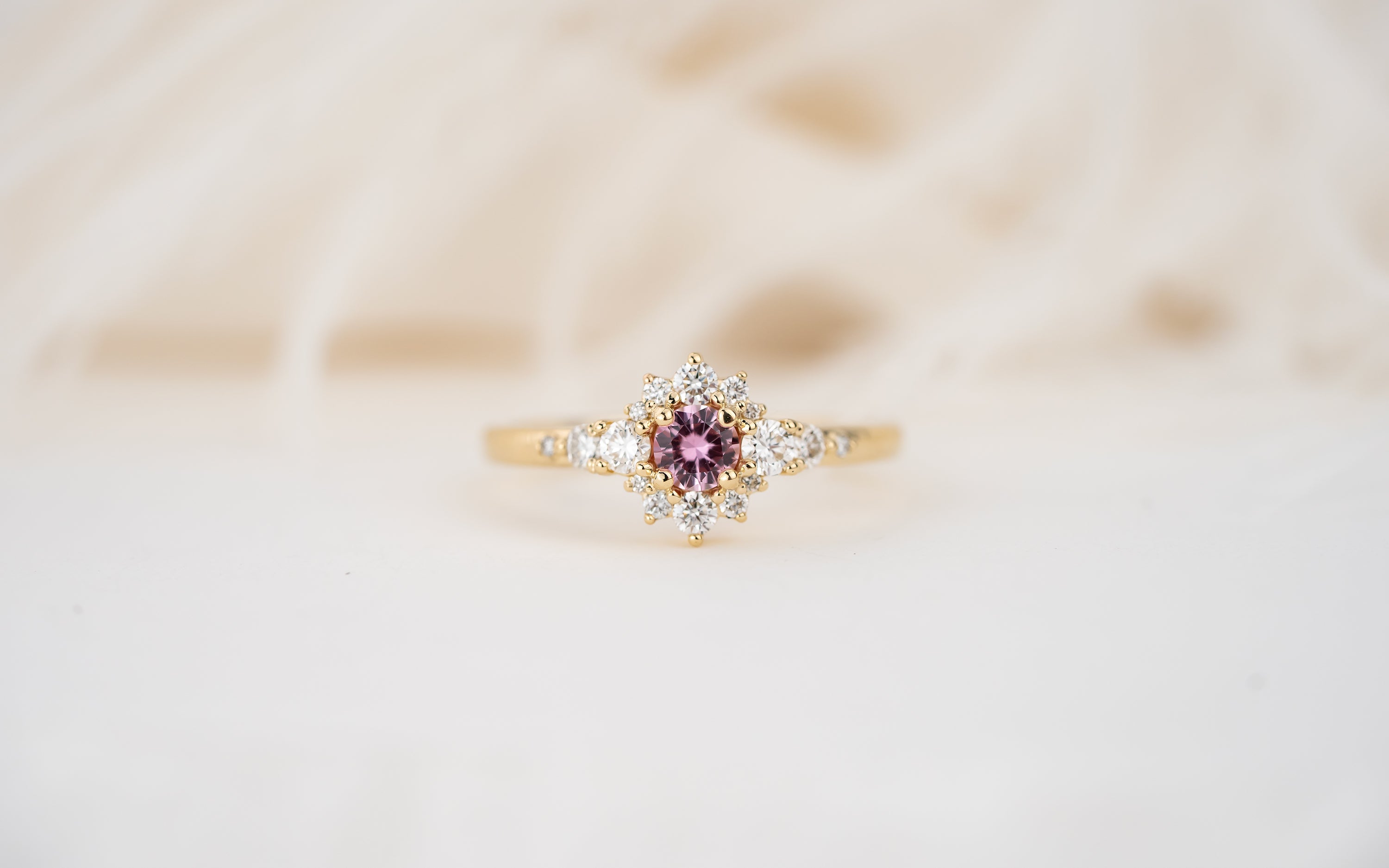 The Bloom Ring | Pink Sapphire - Lavender Creek Gems