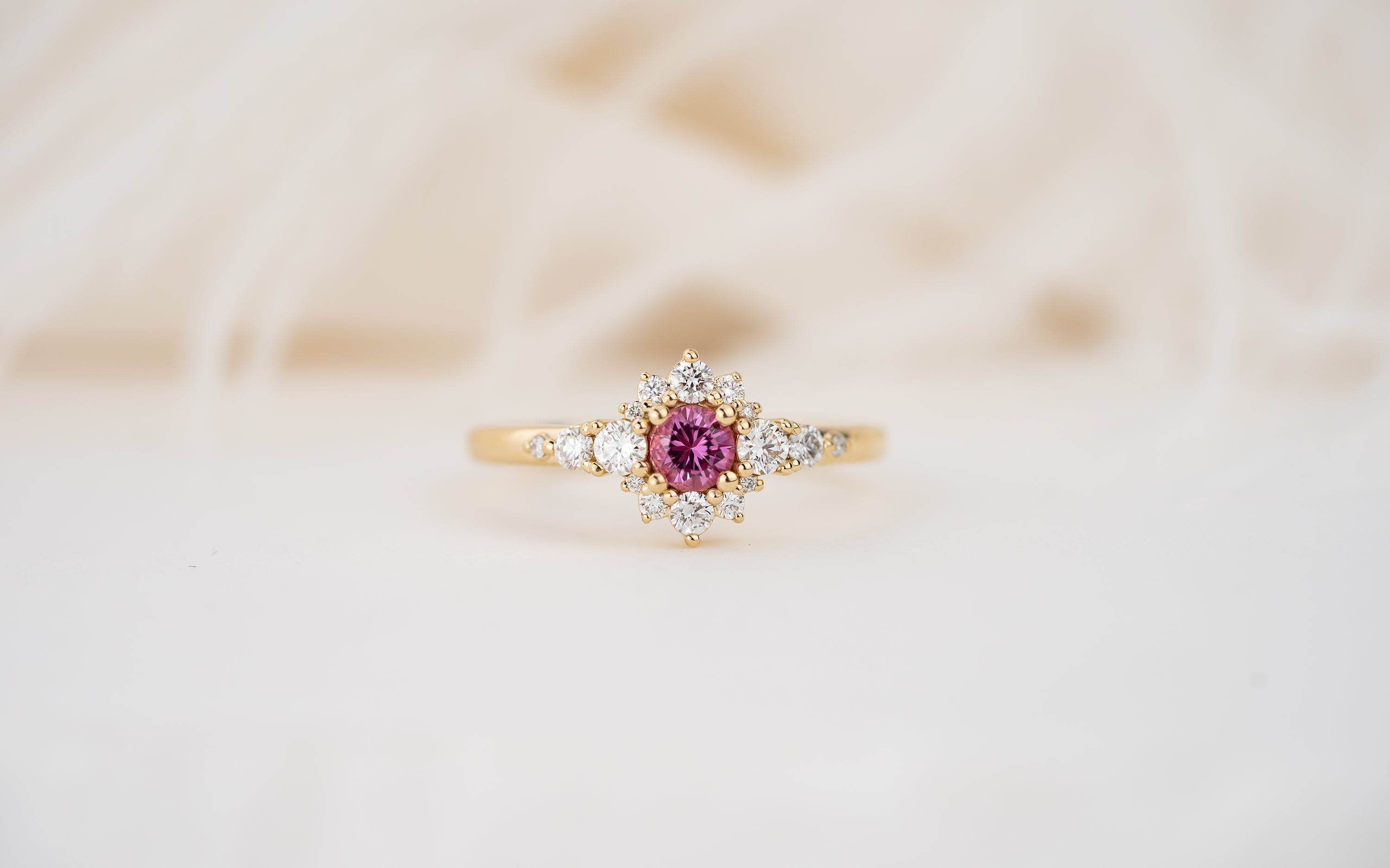The Bloom Ring | Pink Sapphire - Lavender Creek Gems