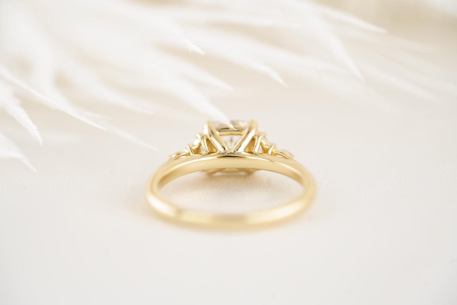 The Maeve Ring - 1.26 CT Cushion Lab Diamond - Lavender Creek Gems