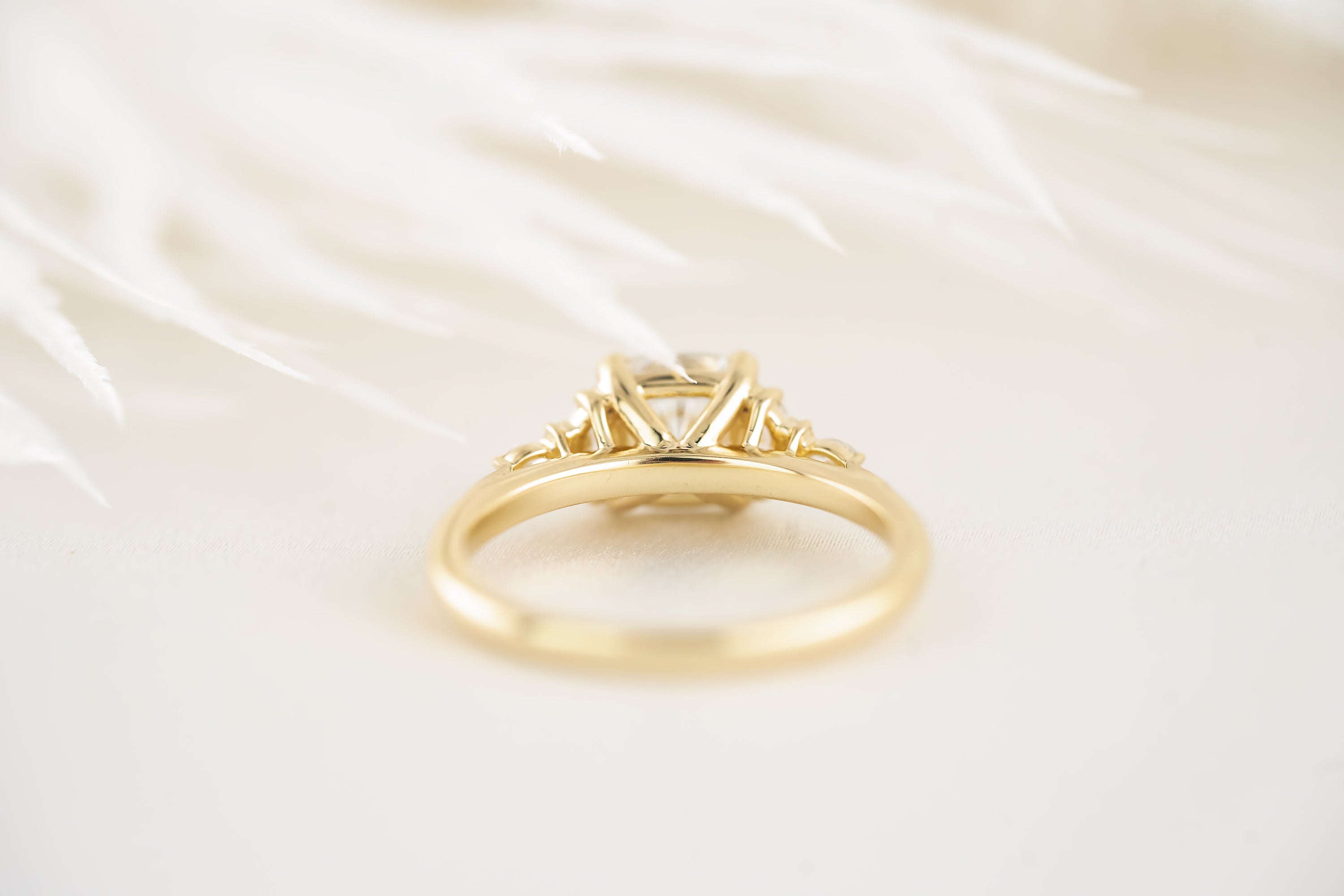 The Maeve Ring - 1.26 CT Cushion Lab Diamond - Lavender Creek Gems