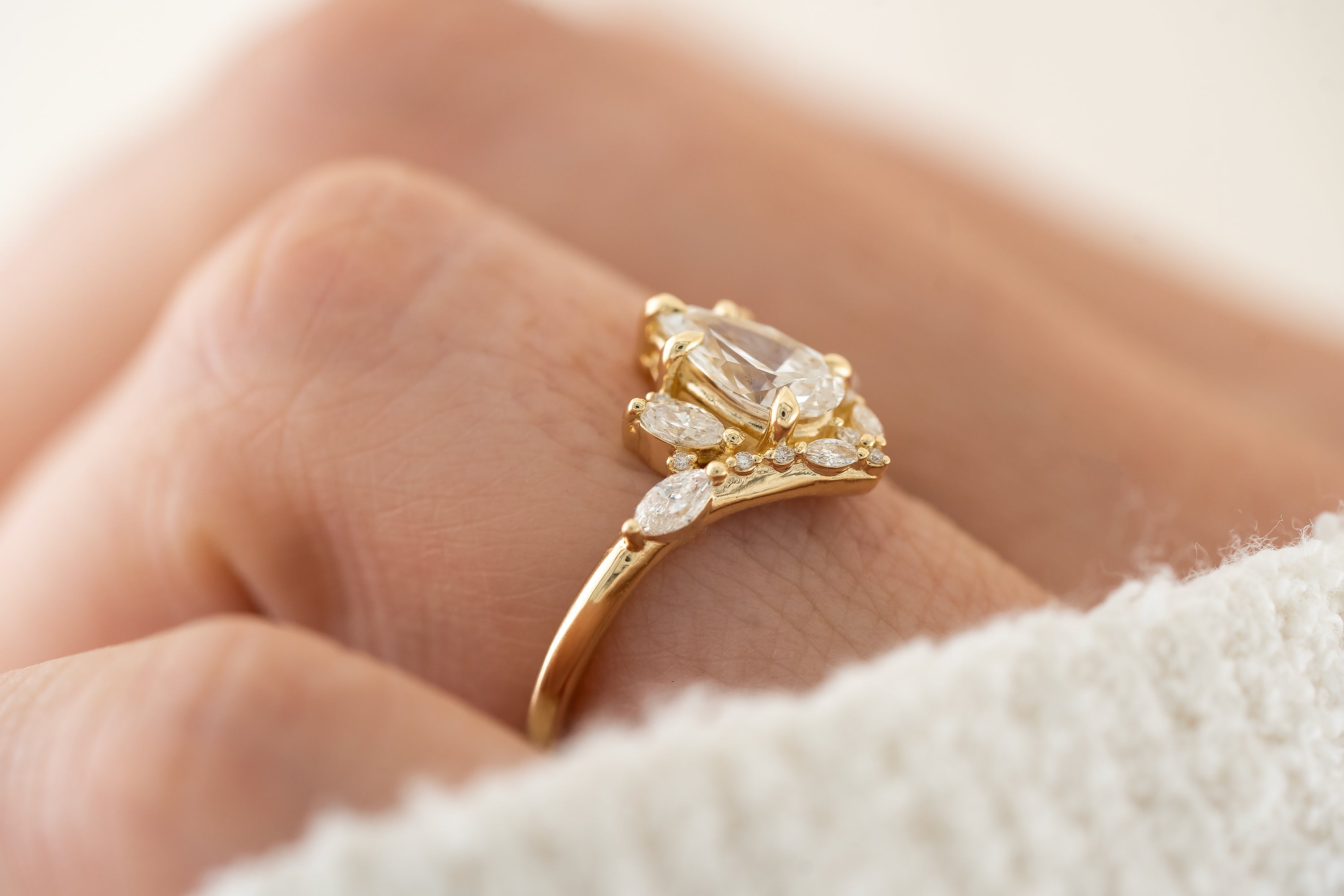 The Aurora Ring | 1 CT Diamond - Lavender Creek Gems