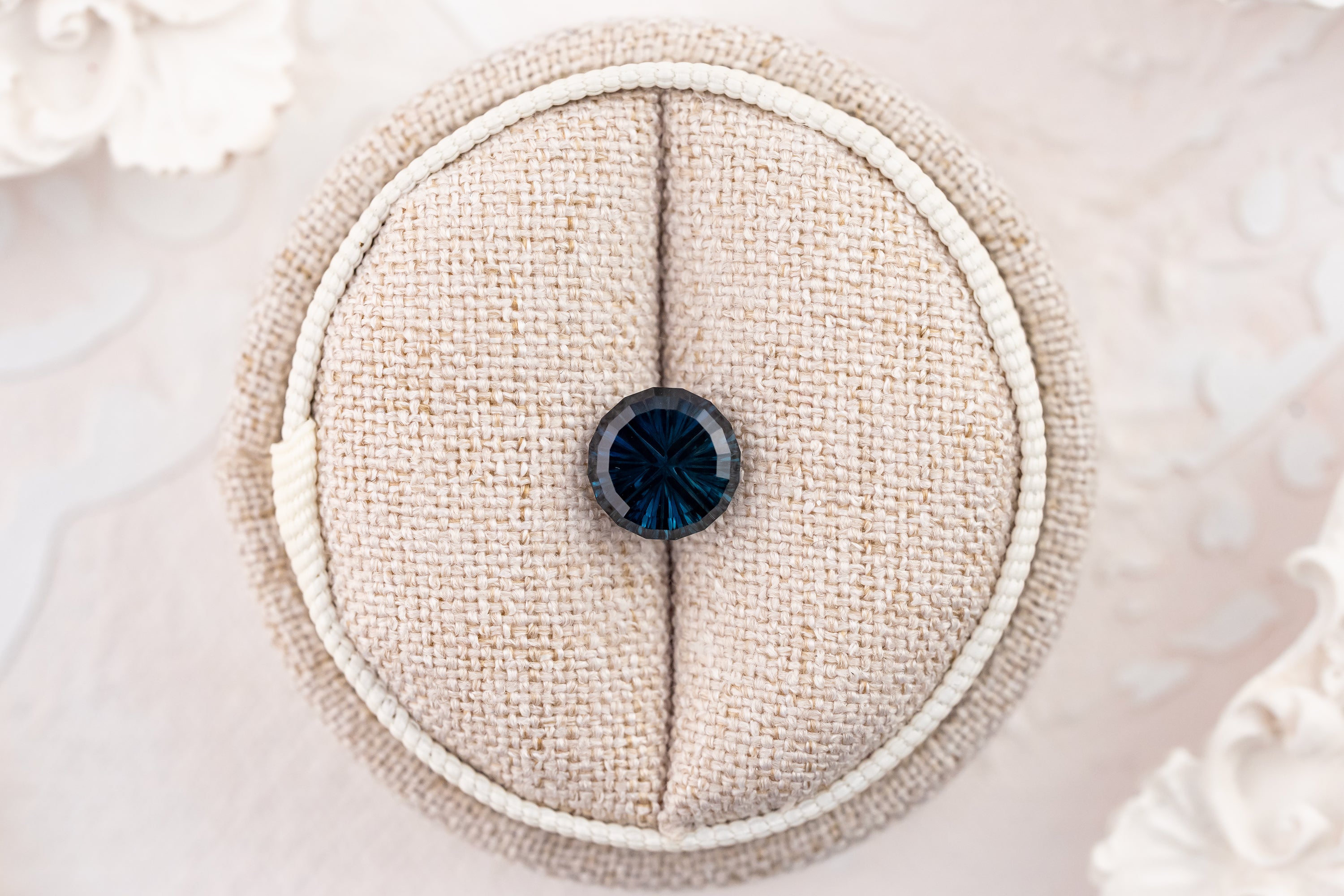 2.32 CT Round Starbrite™ Cut Dark Blue Australian Sapphire