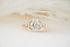 The Maeve Ring | 1.82 CT Oval Diamond + Hidden Halo - Lavender Creek Gems