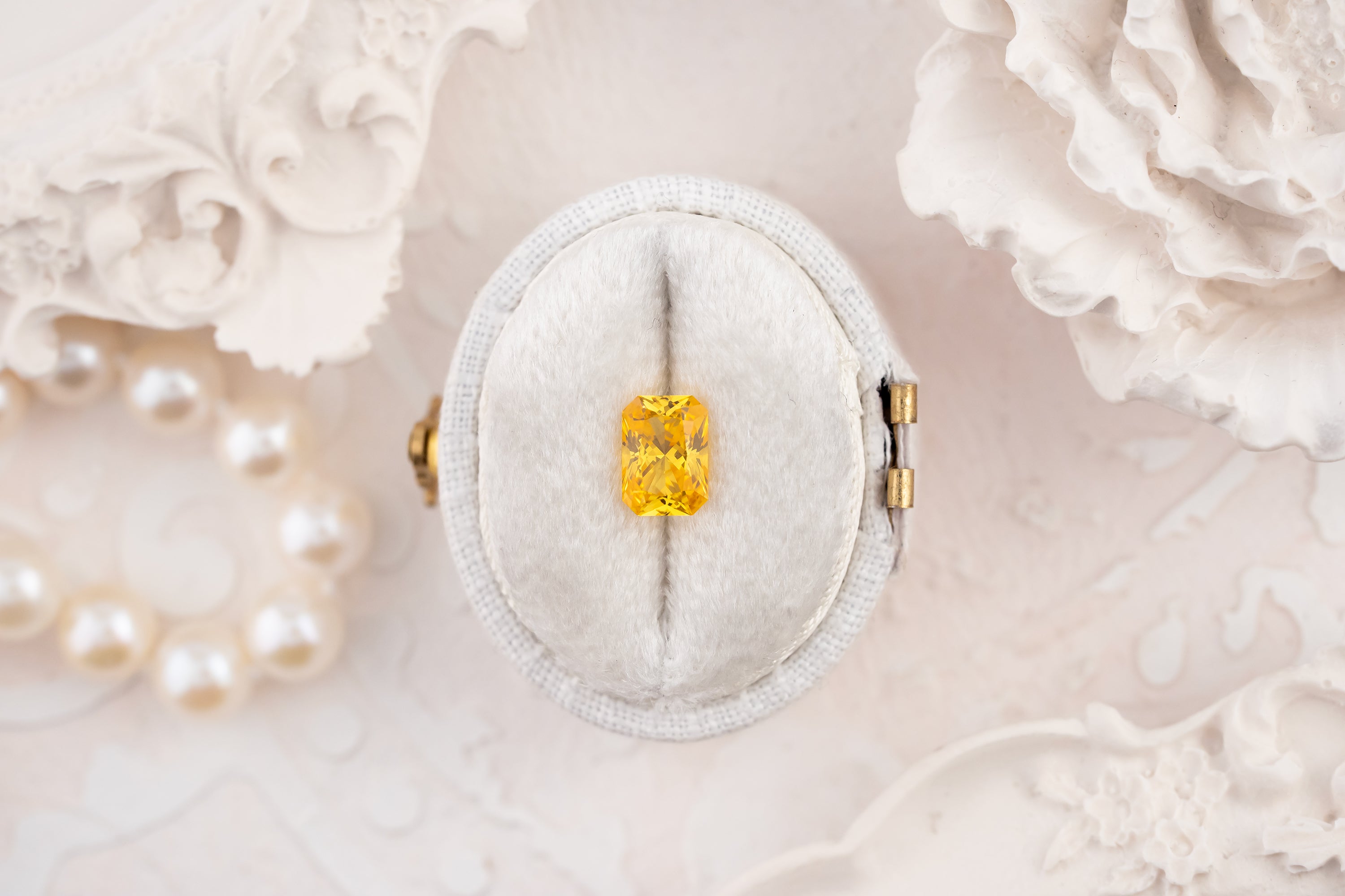 1.2 CT Radiant Cut Canary Yellow Sapphire - Lavender Creek Gems