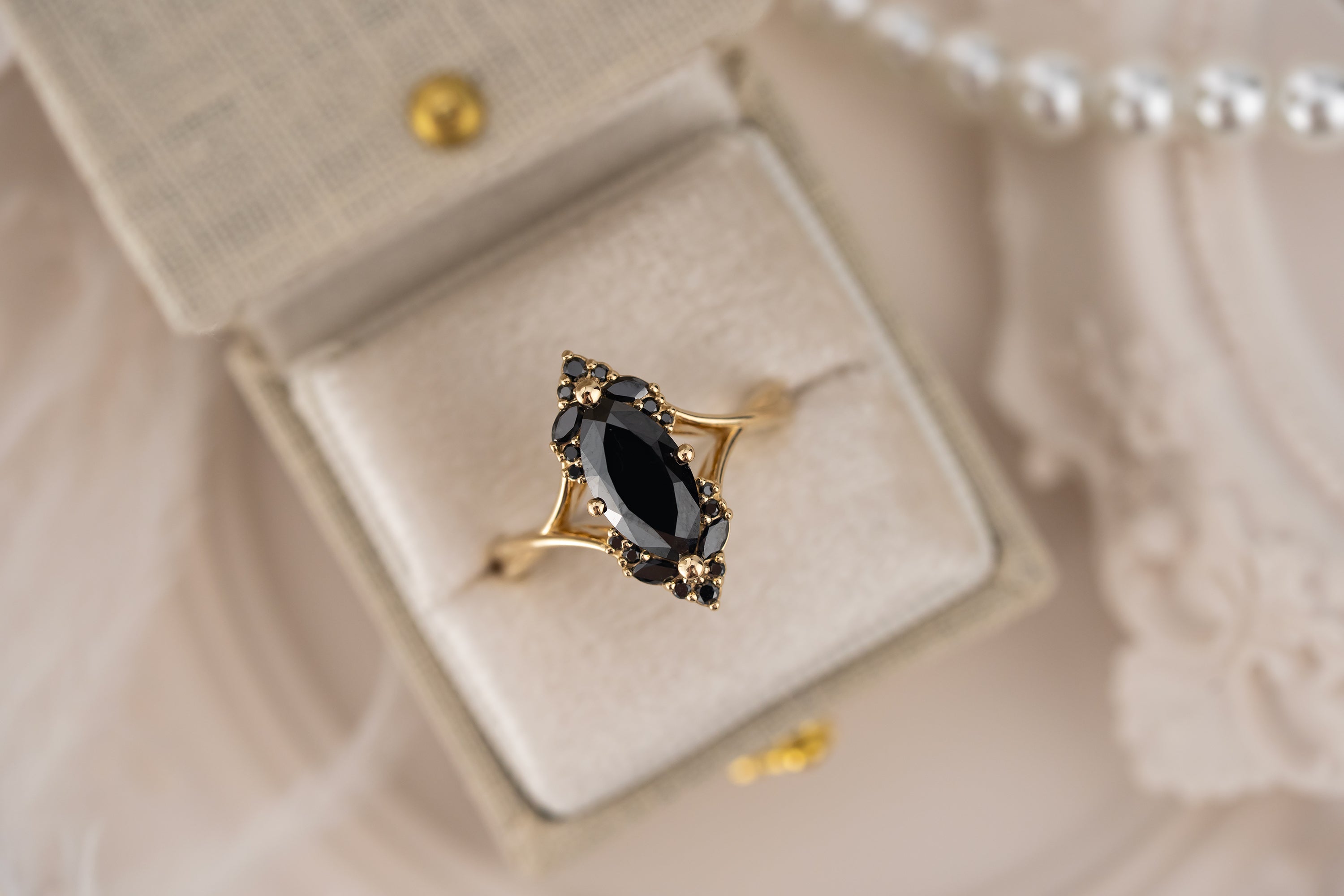 The Everlight Ring | 1.69 CT Black Diamond