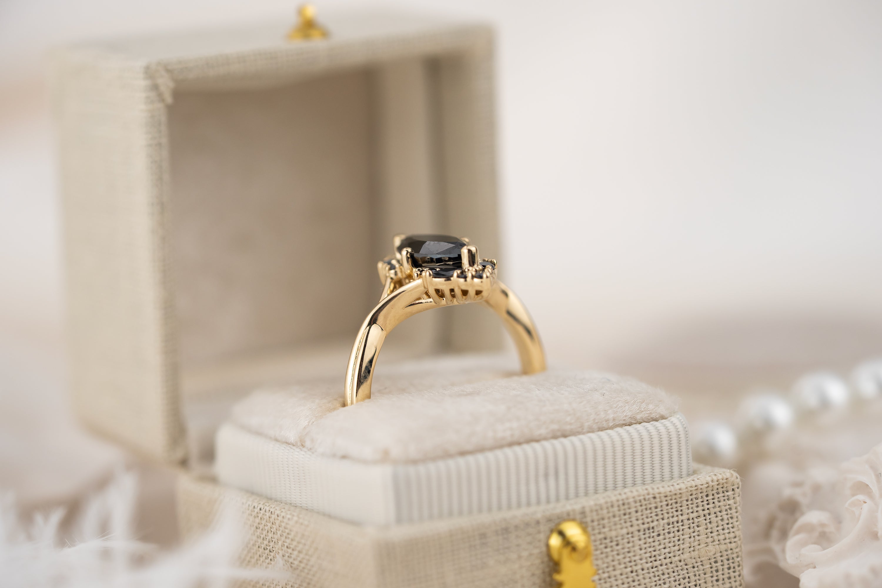 The Everlight Ring | 1.69 CT Black Diamond
