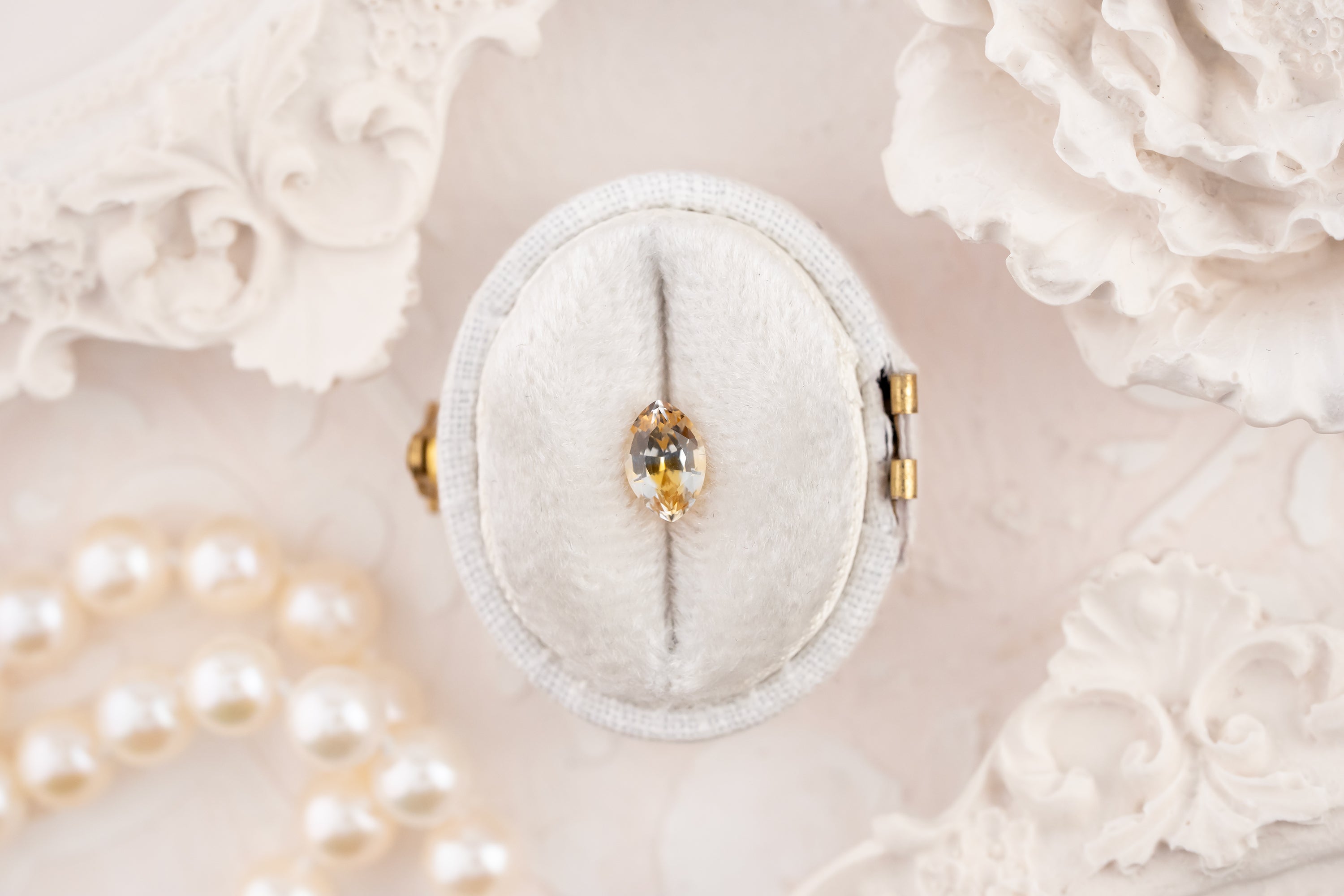 0.81 CT Marquise Bicolor Montana Sapphire - Lavender Creek Gems