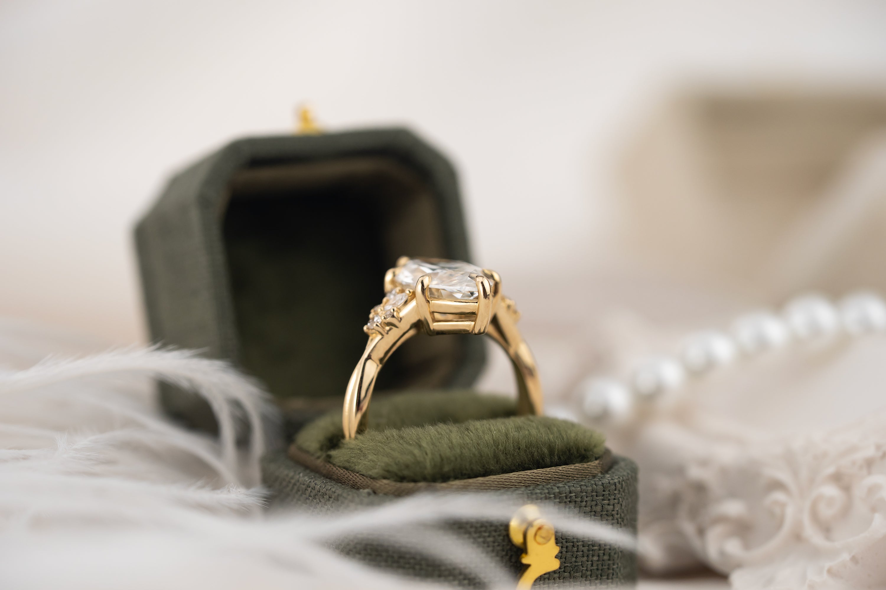 The Lyria Ring | 3.5 CT Marquise Diamond