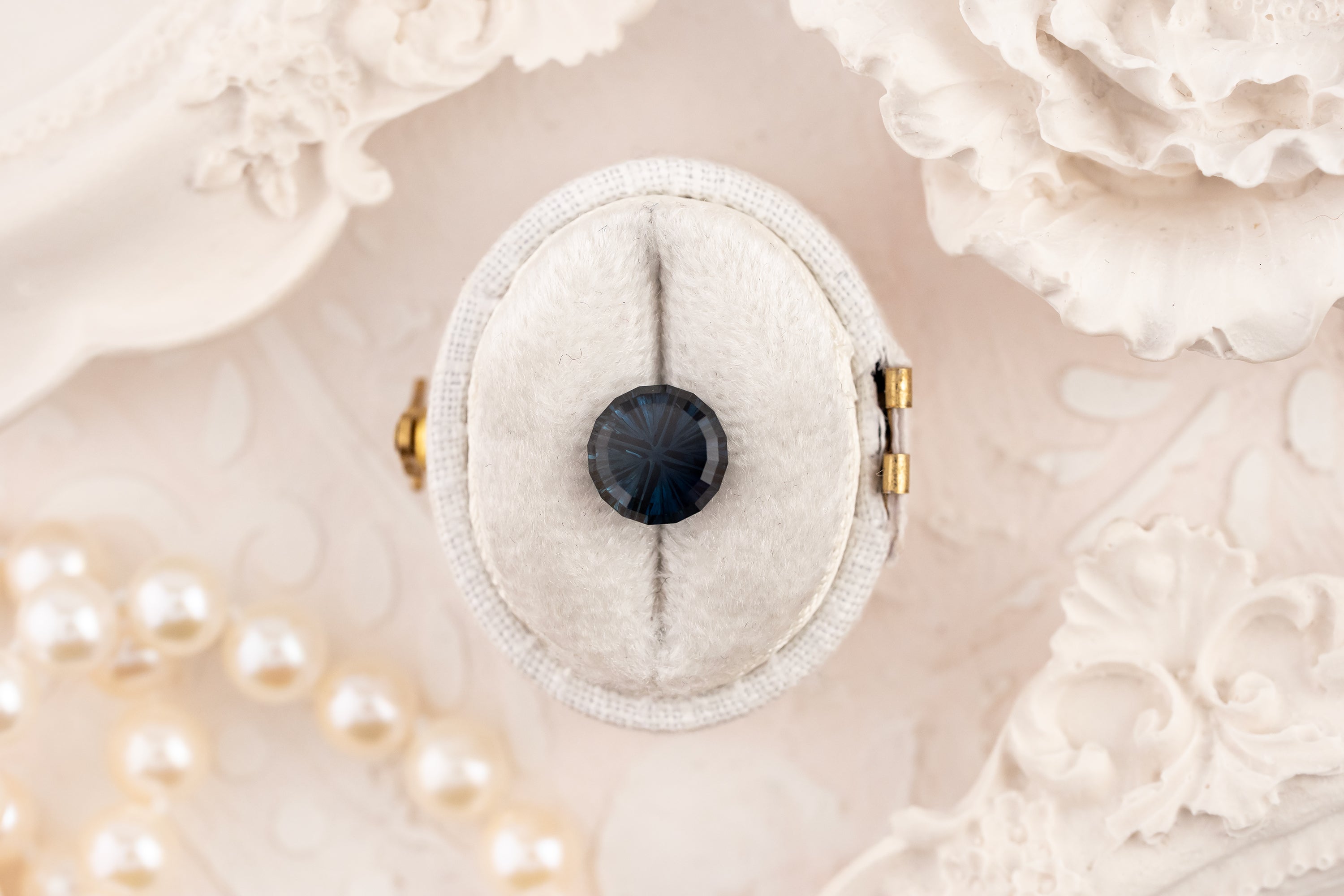 2.32 CT Round Starbrite™ Cut Dark Blue Australian Sapphire - Lavender Creek Gems