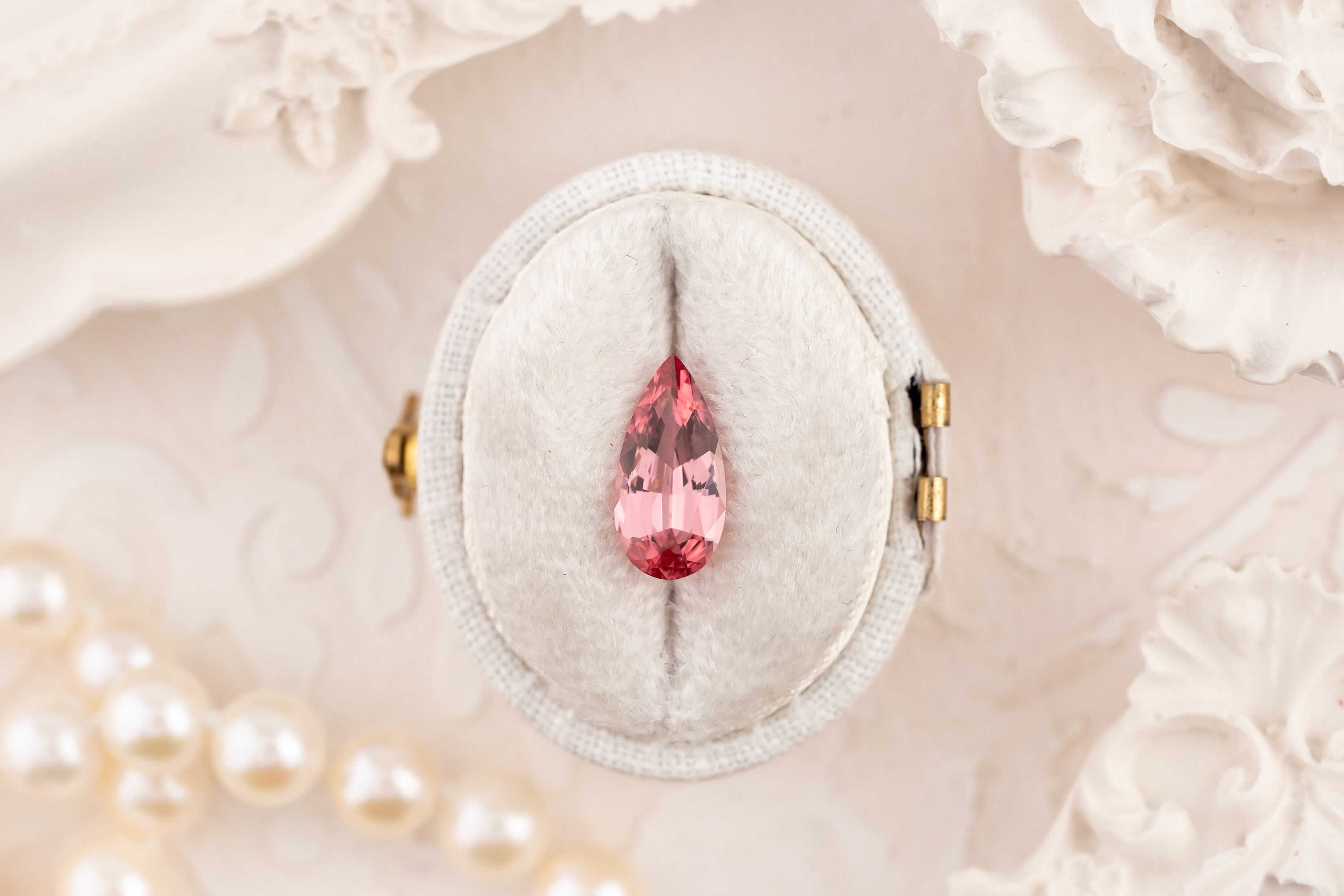 1.69 CT Pear Cut Pink Spinel – Lavender Creek Gems