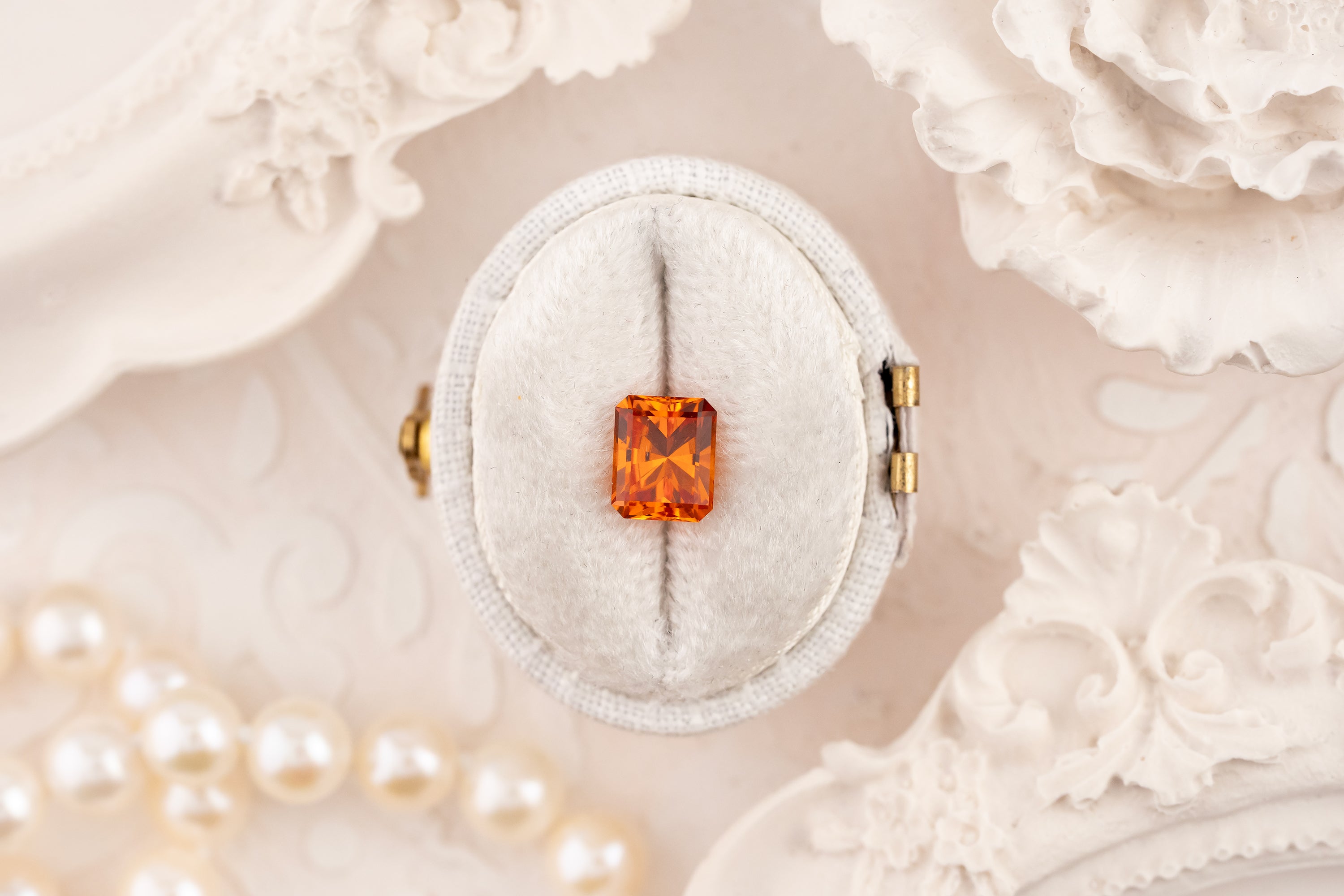 1.72 CT Radiant Cut Spessartine Garnet - Lavender Creek Gems