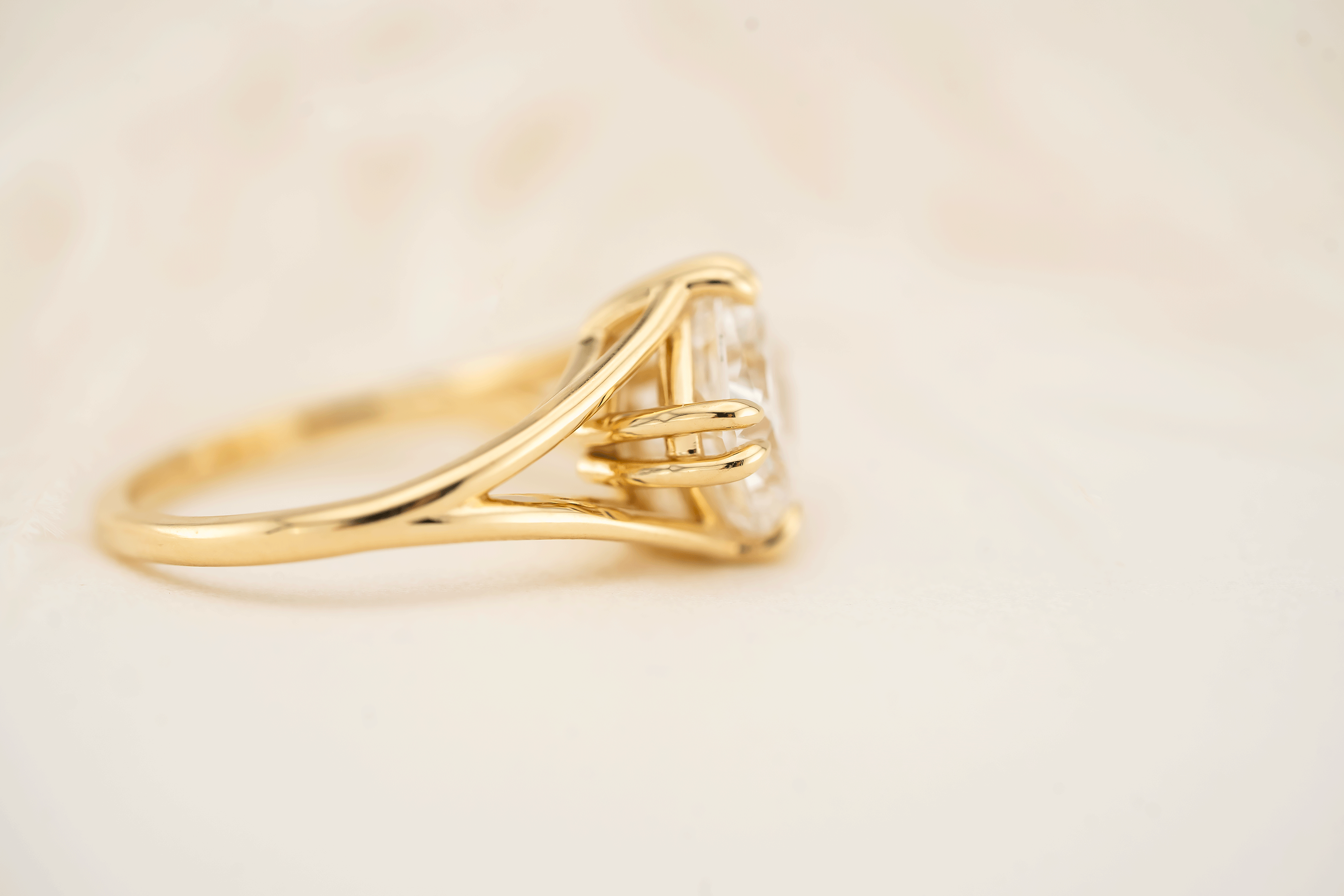 The Willow Ring | 2.93 CT Square Radiant Diamond