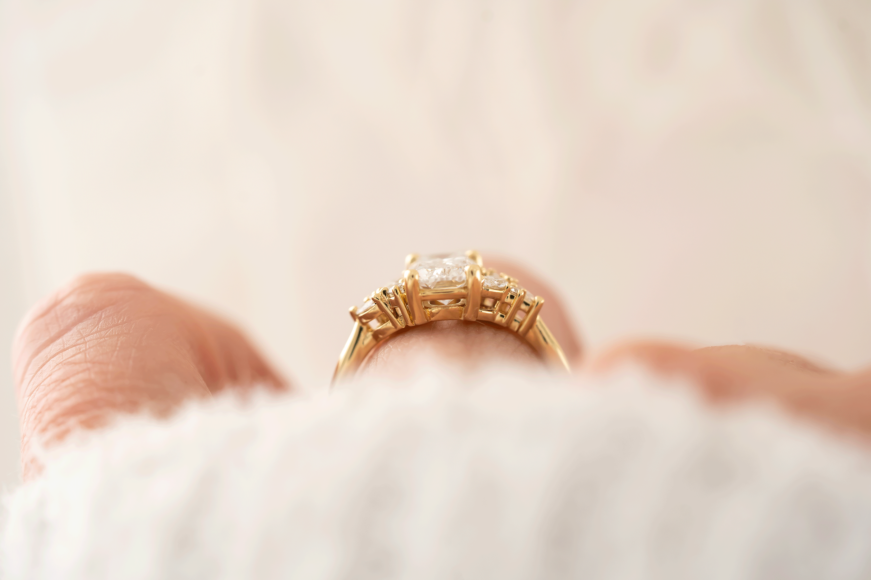 The Laurel Ring | 1.6 CT Crisscut Cushion Diamond