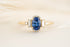 The Sura Ring - 1.05 CT Oval Royal Blue Sapphire - Lavender Creek Gems
