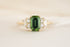 The Rosalie Ring - 1.36 CT Emerald Cut Green Tourmaline - Lavender Creek Gems