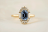 The Georgia Ring | 1.89 CT Emerald Cut Blue Sapphire - Lavender Creek Gems