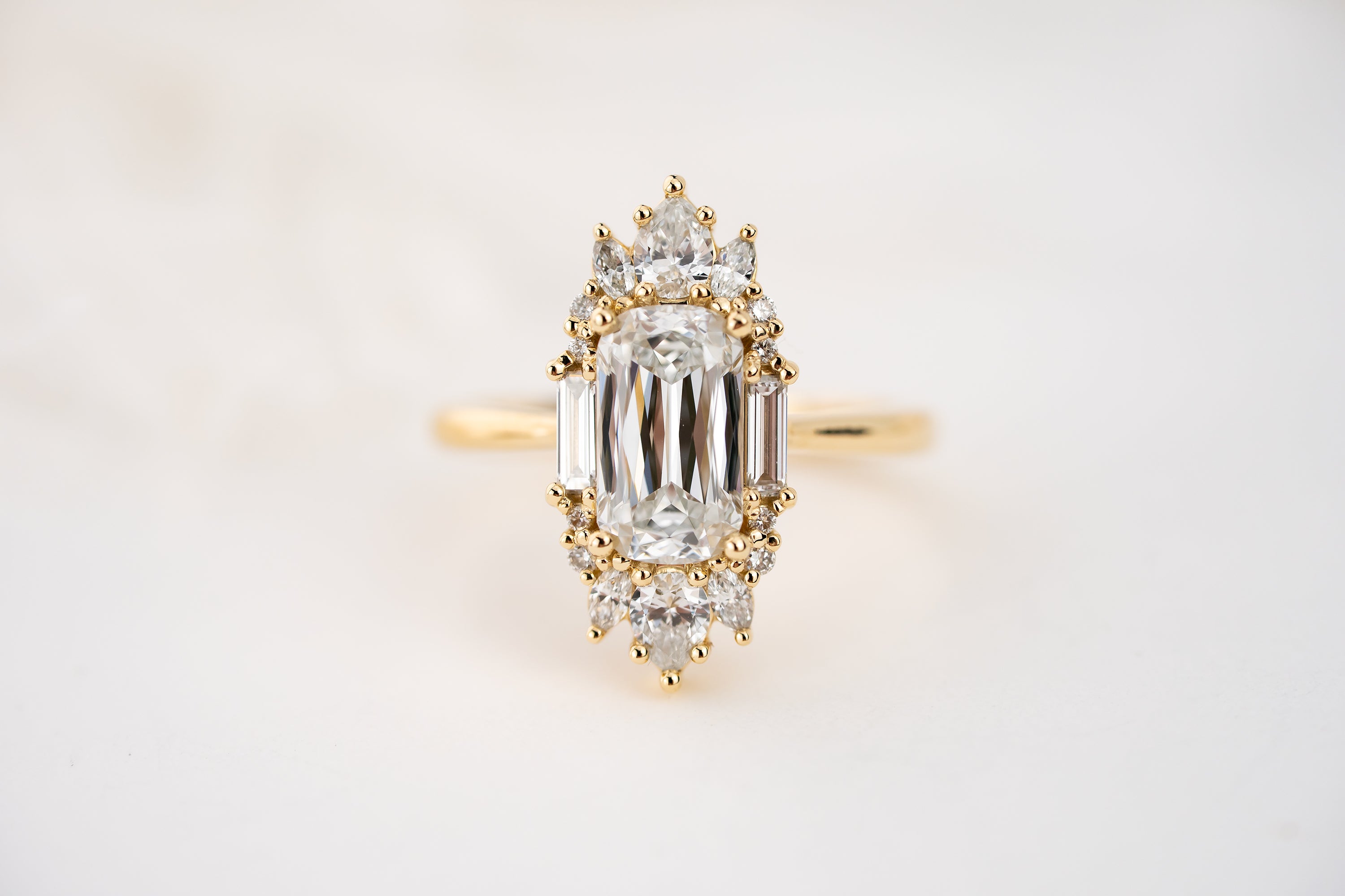 The Georgia Ring | 2 CT Crisscut Cushion Diamond - Lavender Creek Gems