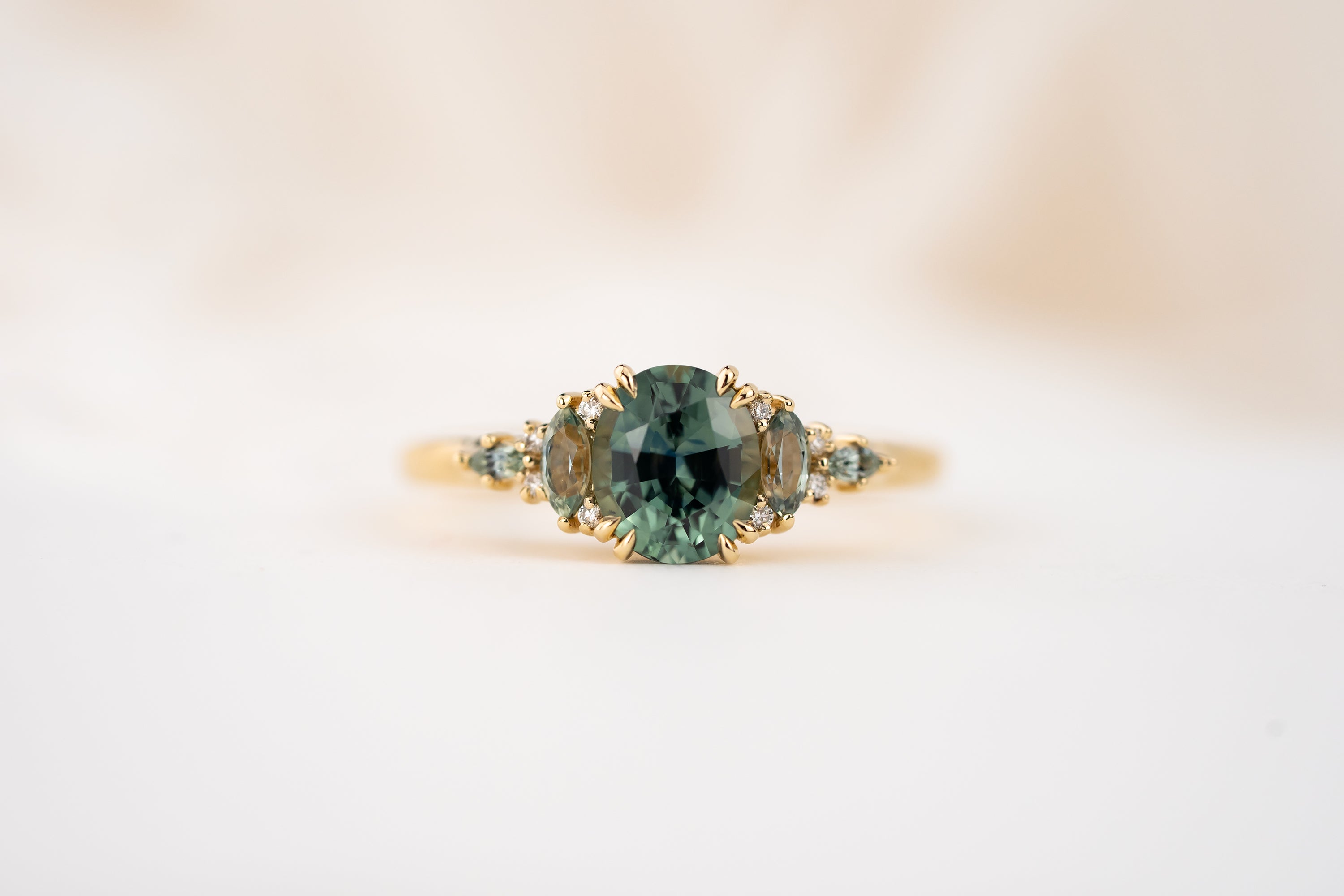 The Maeve Ring | 1.23 CT Oval Montana Sapphire - Lavender Creek Gems