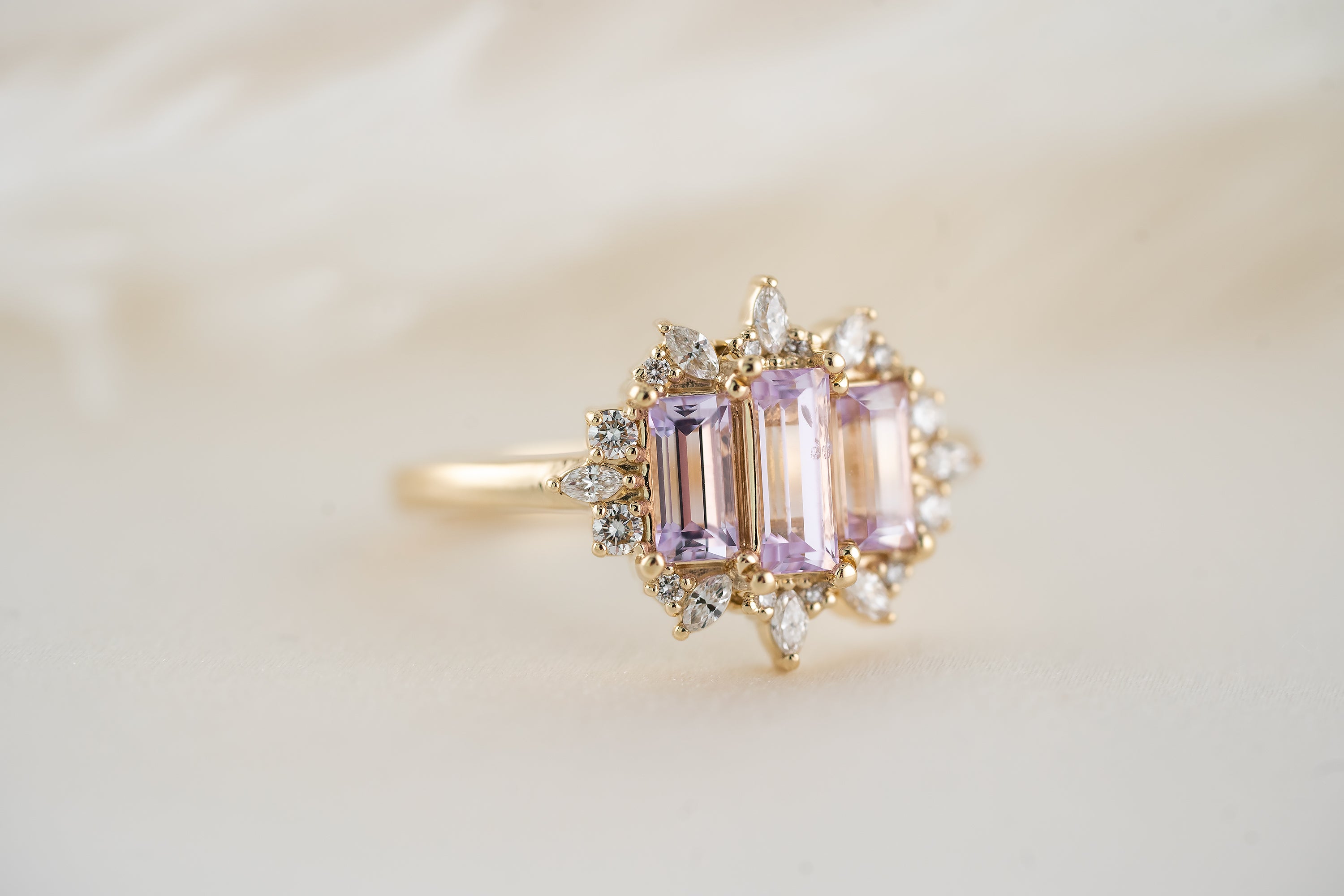 The Marial Ring | Lilac Spinel - Lavender Creek Gems