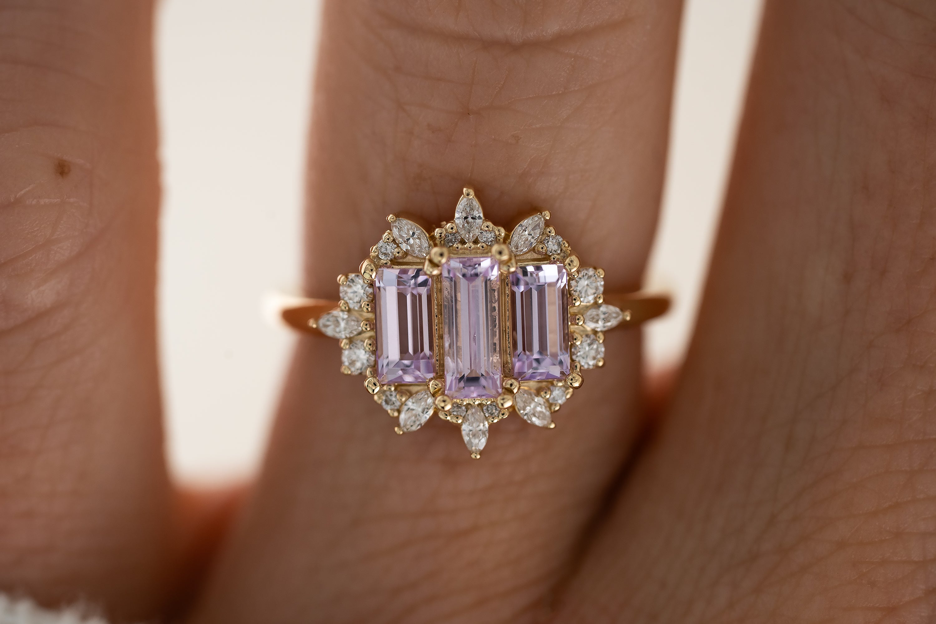 The Marial Ring | Lilac Spinel - Lavender Creek Gems
