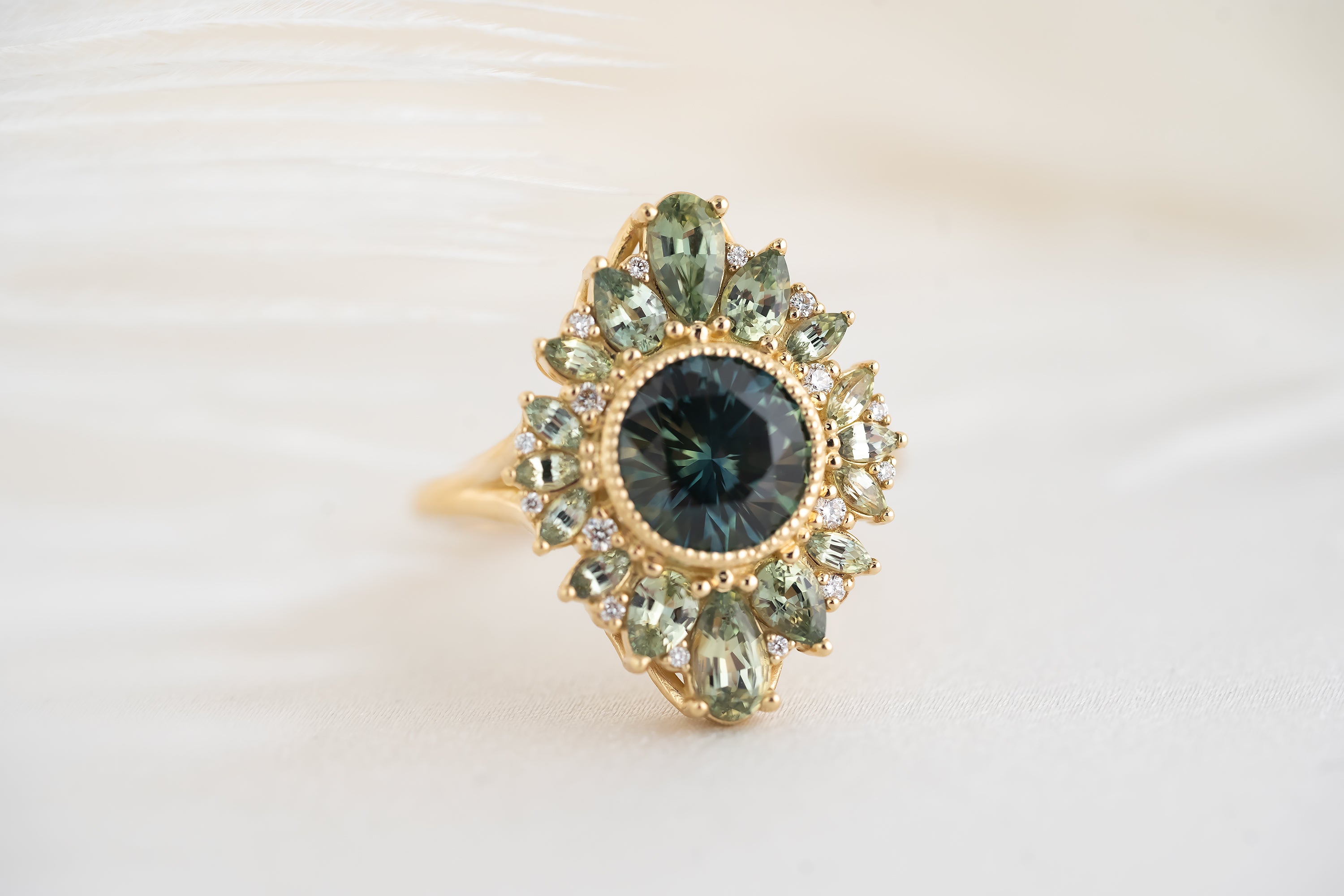 The Aurelia Ring | Montana Sapphire - Lavender Creek Gems
