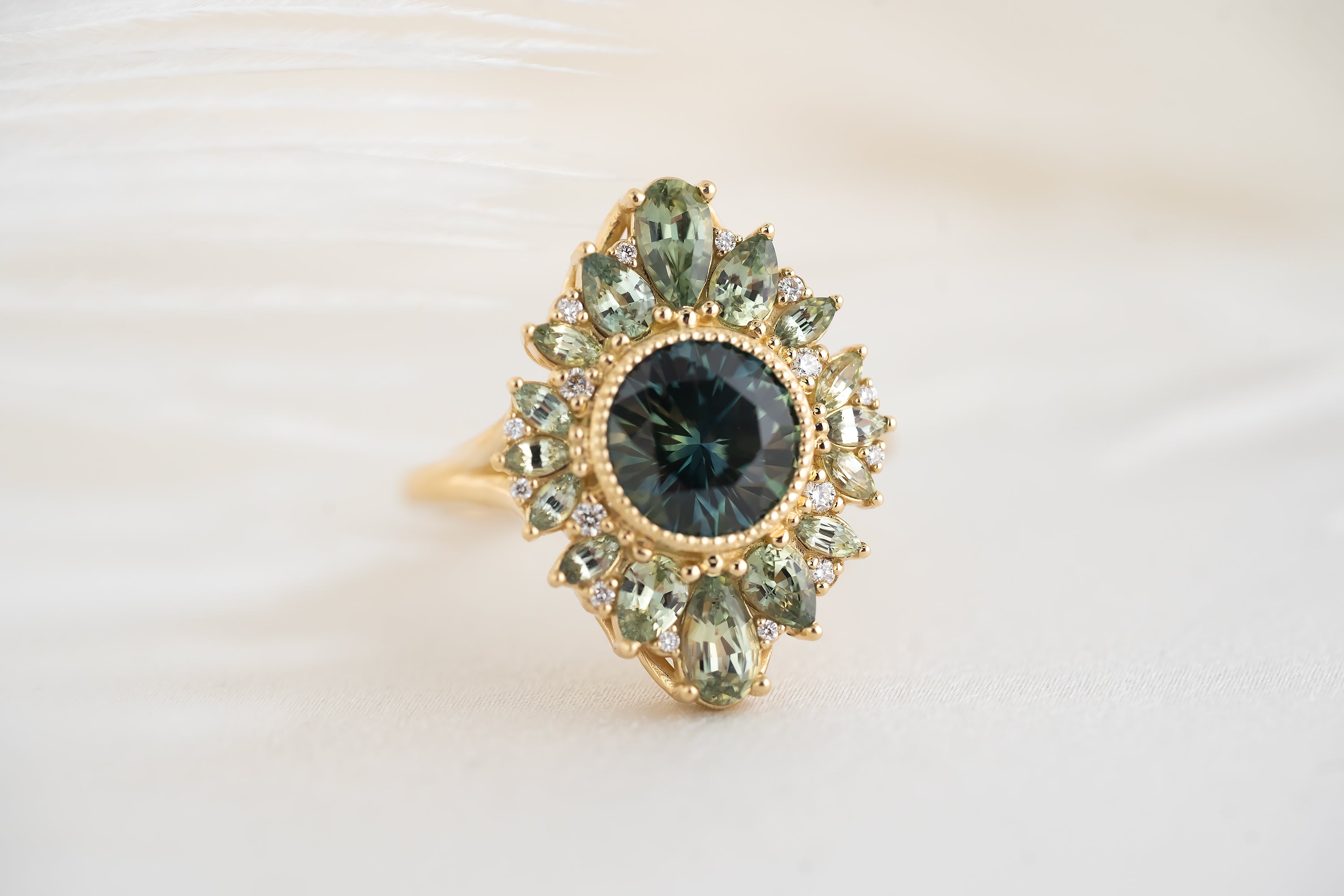 The Aurelia Ring | Montana Sapphire - Lavender Creek Gems