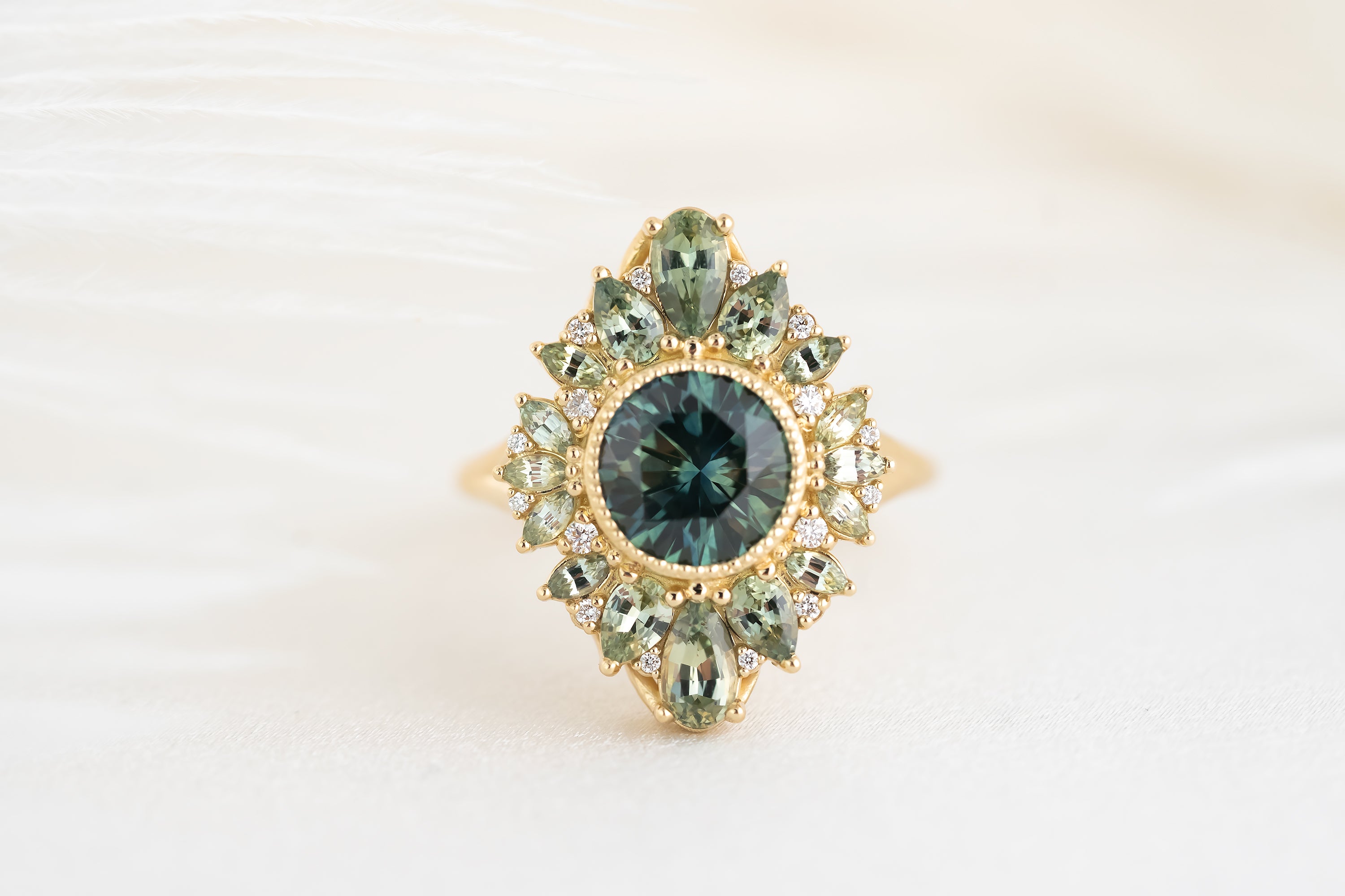 The Aurelia Ring | Montana Sapphire - Lavender Creek Gems