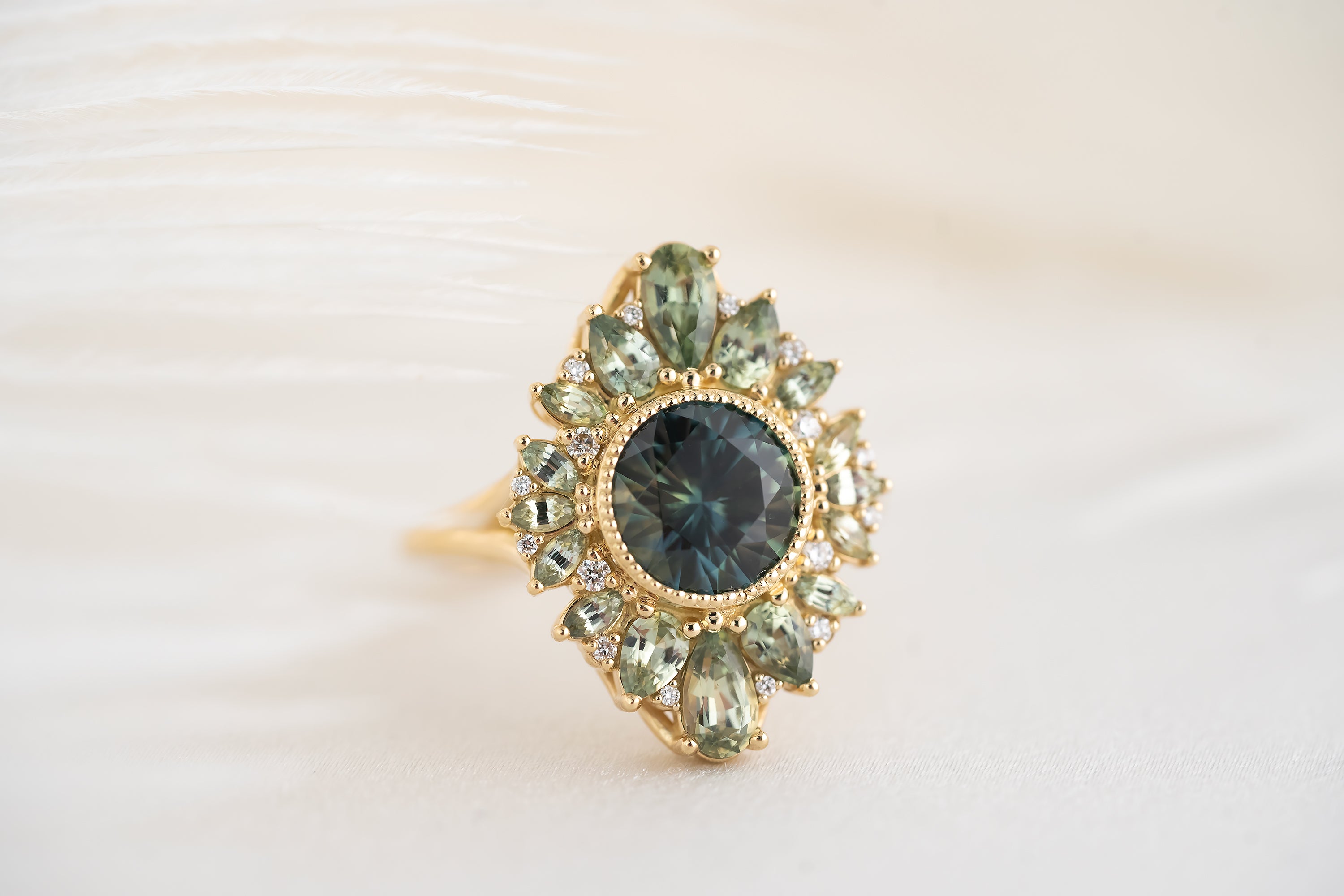 The Aurelia Ring | Montana Sapphire - Lavender Creek Gems