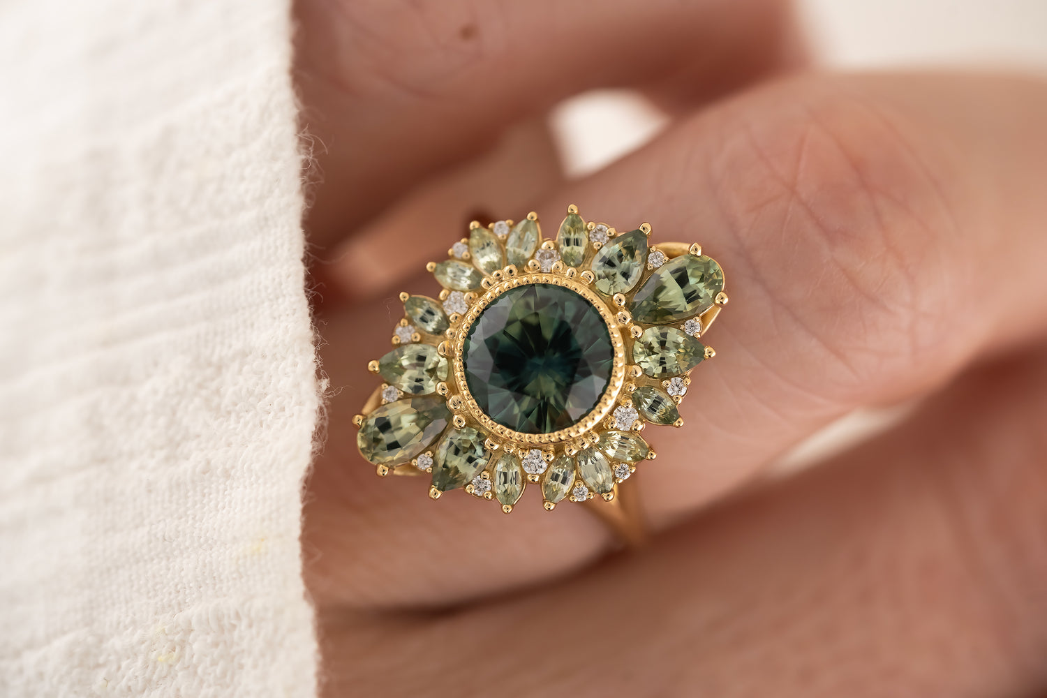 The Aurelia Ring | Montana Sapphire - Lavender Creek Gems