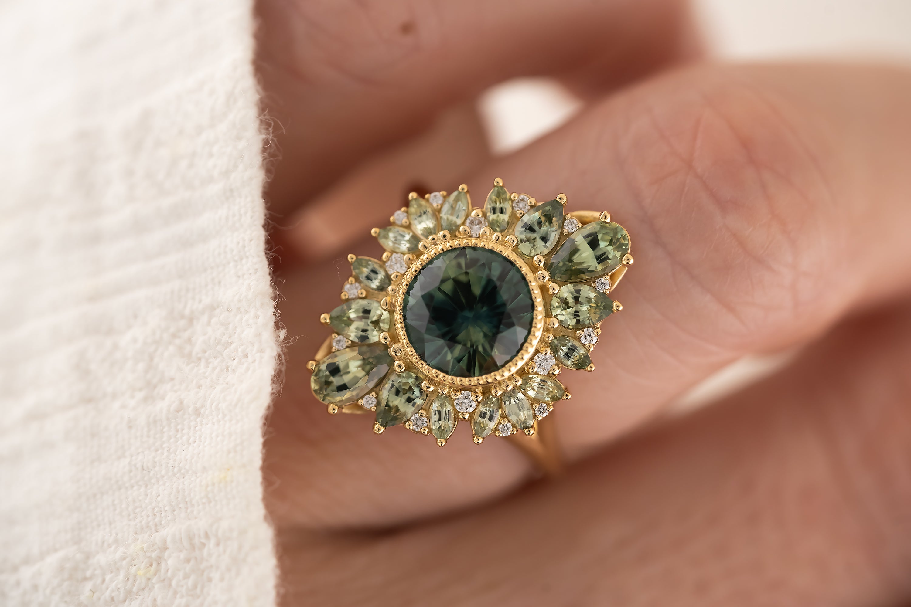 The Aurelia Ring | Montana Sapphire - Lavender Creek Gems