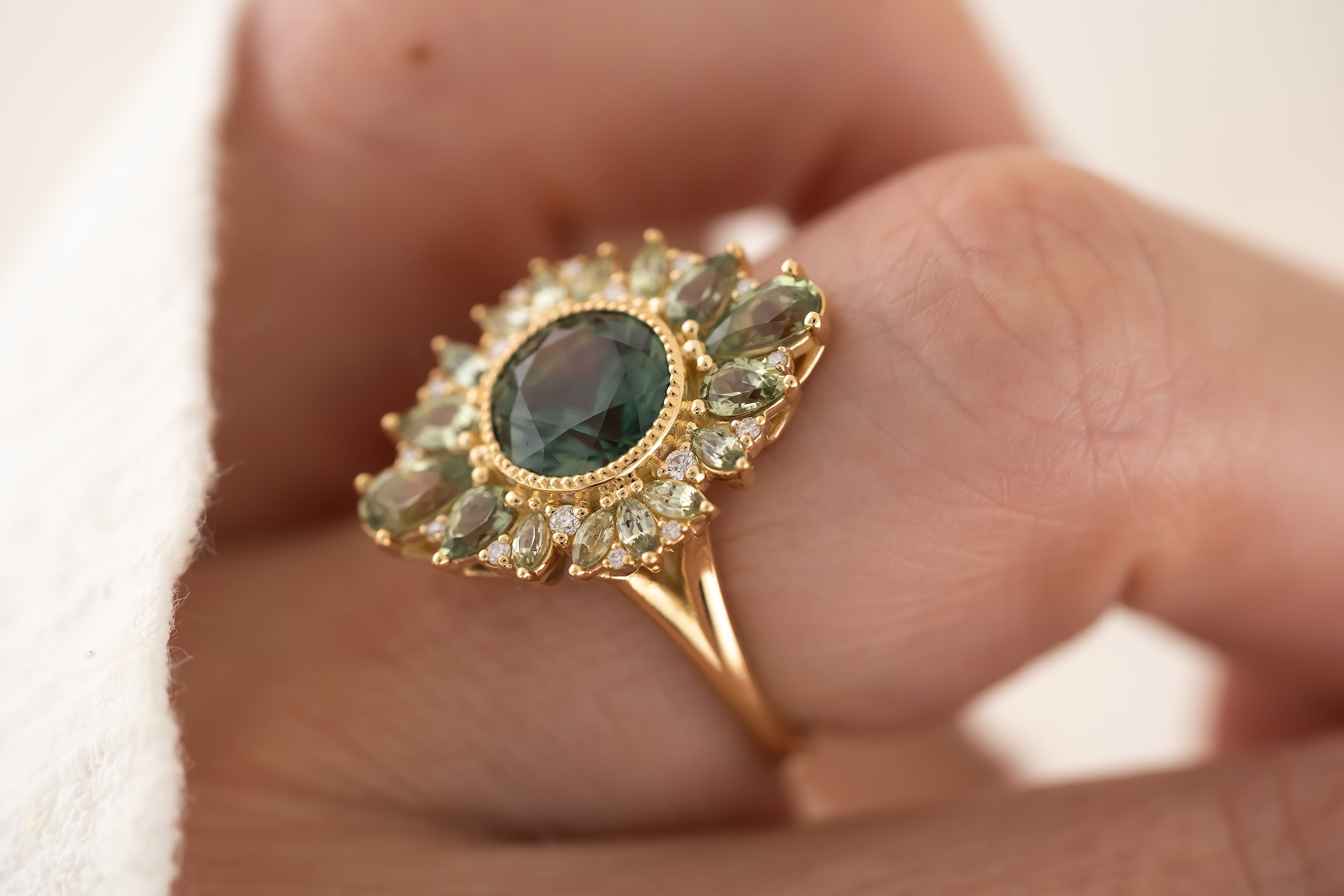 The Aurelia Ring | Montana Sapphire - Lavender Creek Gems