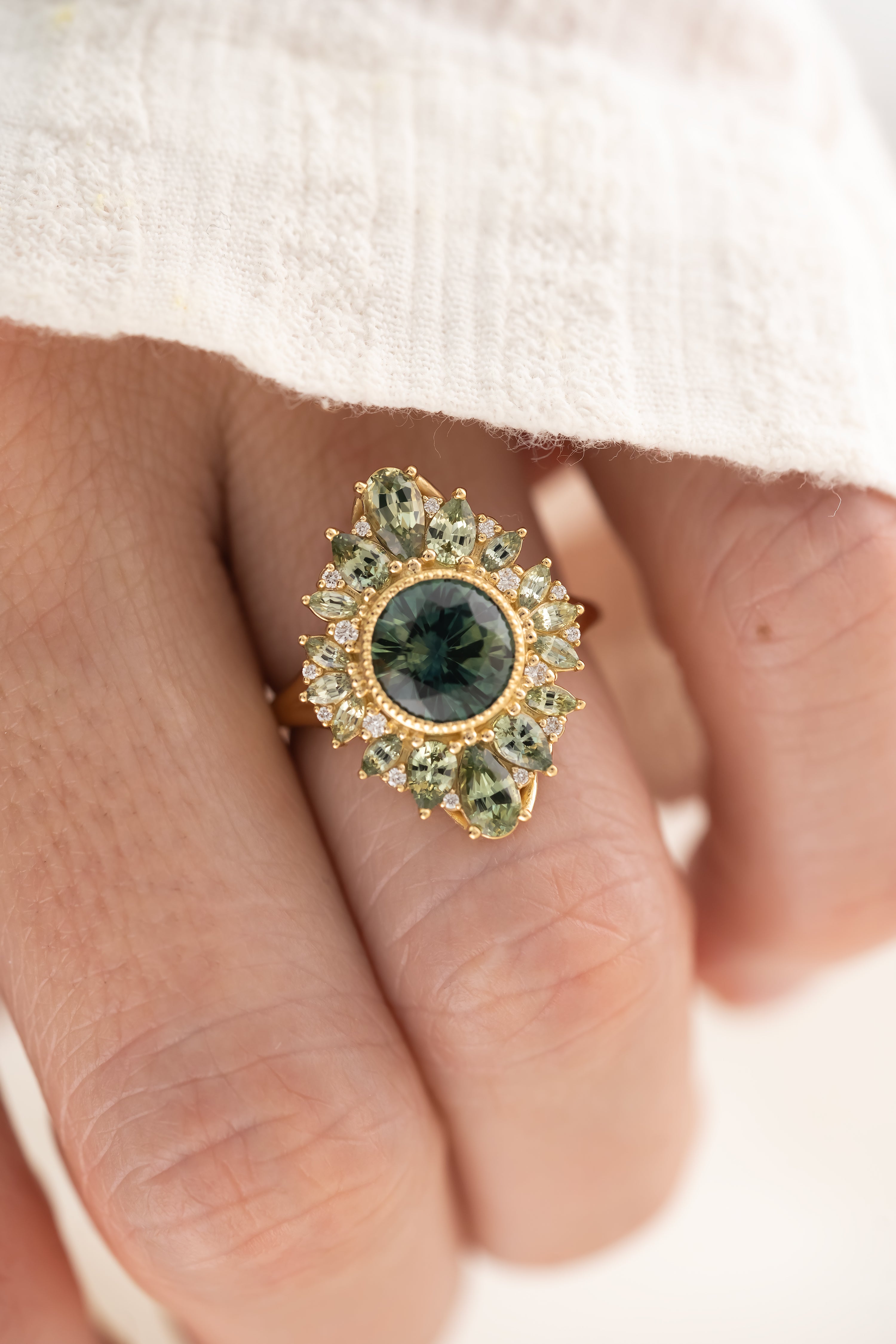 The Aurelia Ring | Montana Sapphire - Lavender Creek Gems